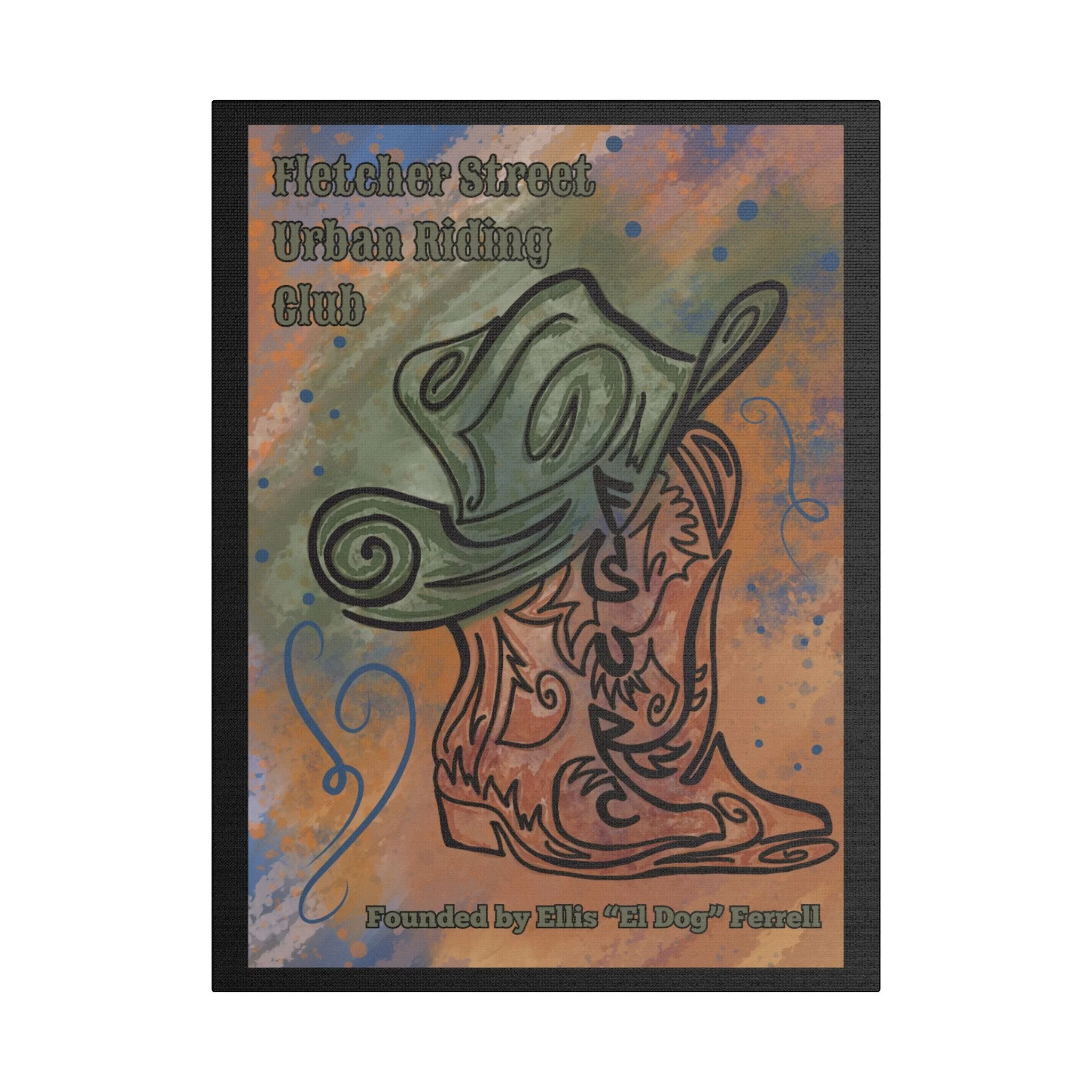 FSURC x SECS Artist Collab Canvas Print | El Dog Dedication