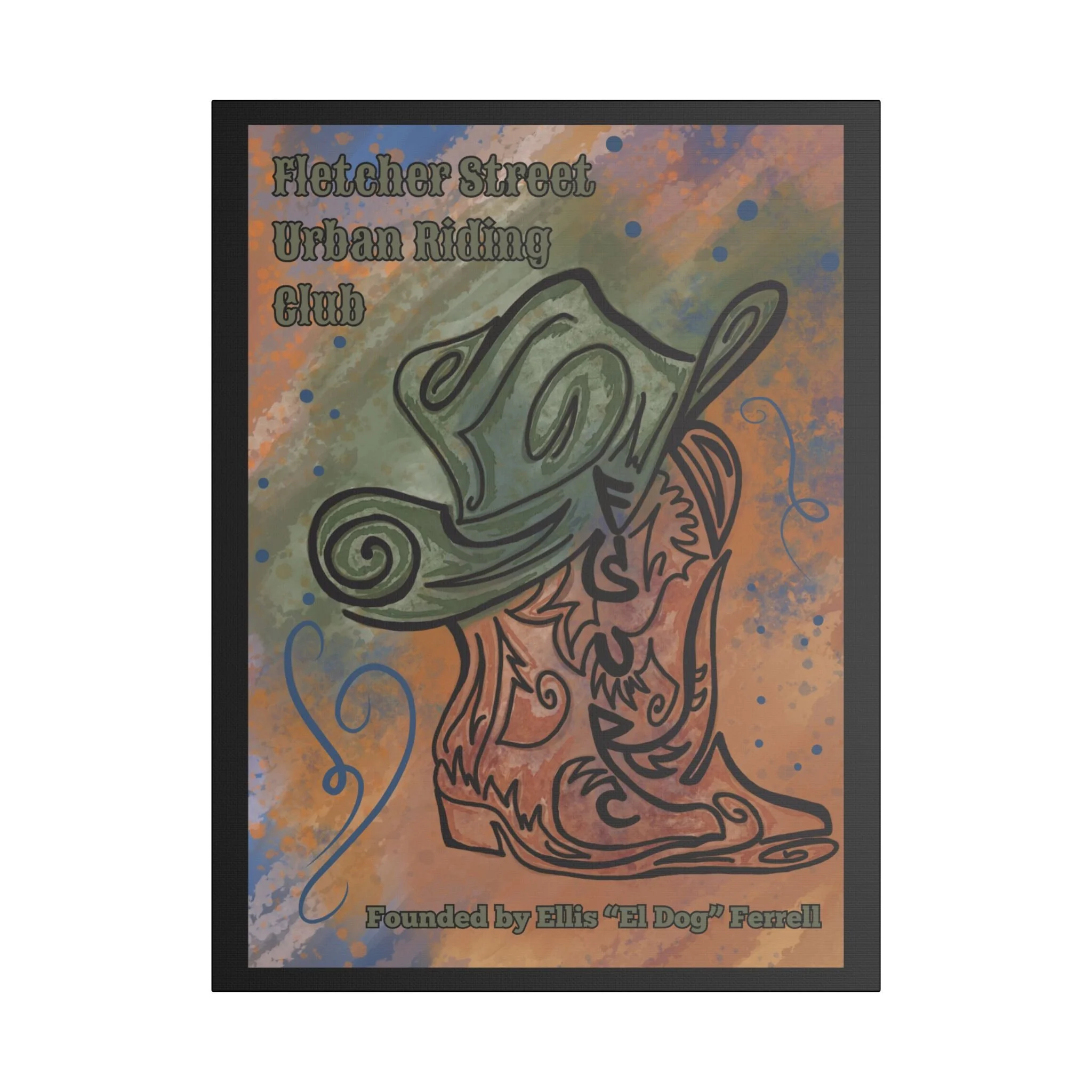 FSURC x SECS Artist Collab Canvas Print | El Dog Dedication