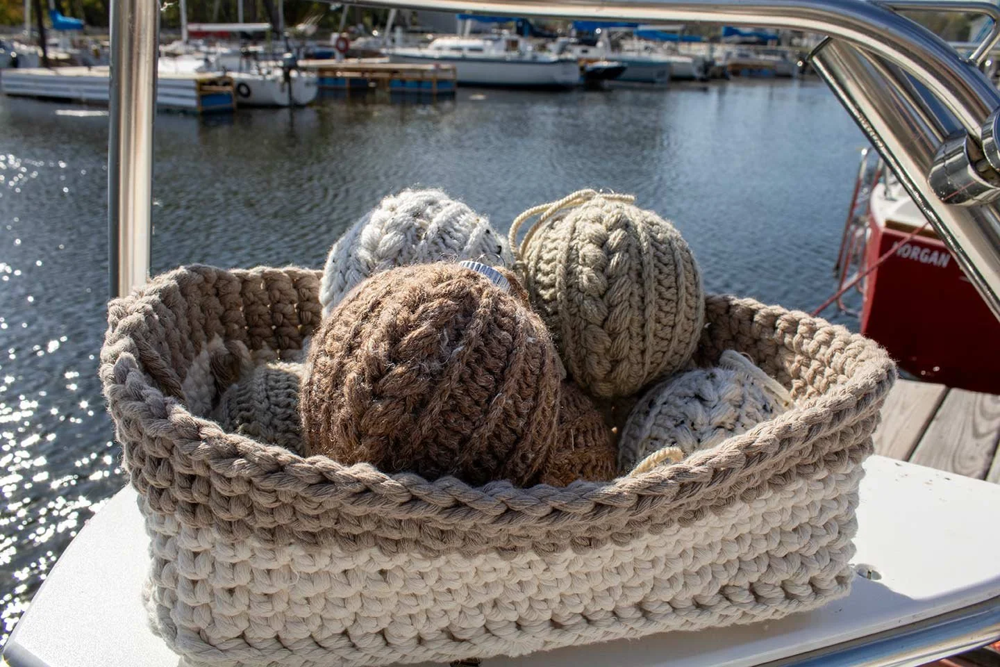 Crochet Bauble - Driftwood