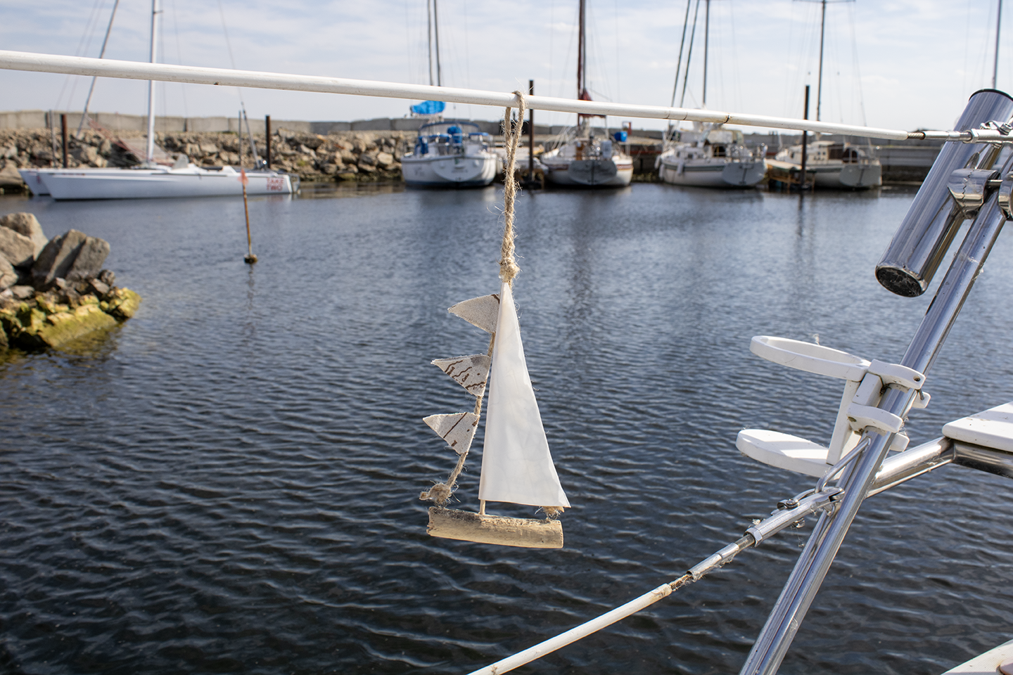 Driftwood Sailboat Trinket (0001)