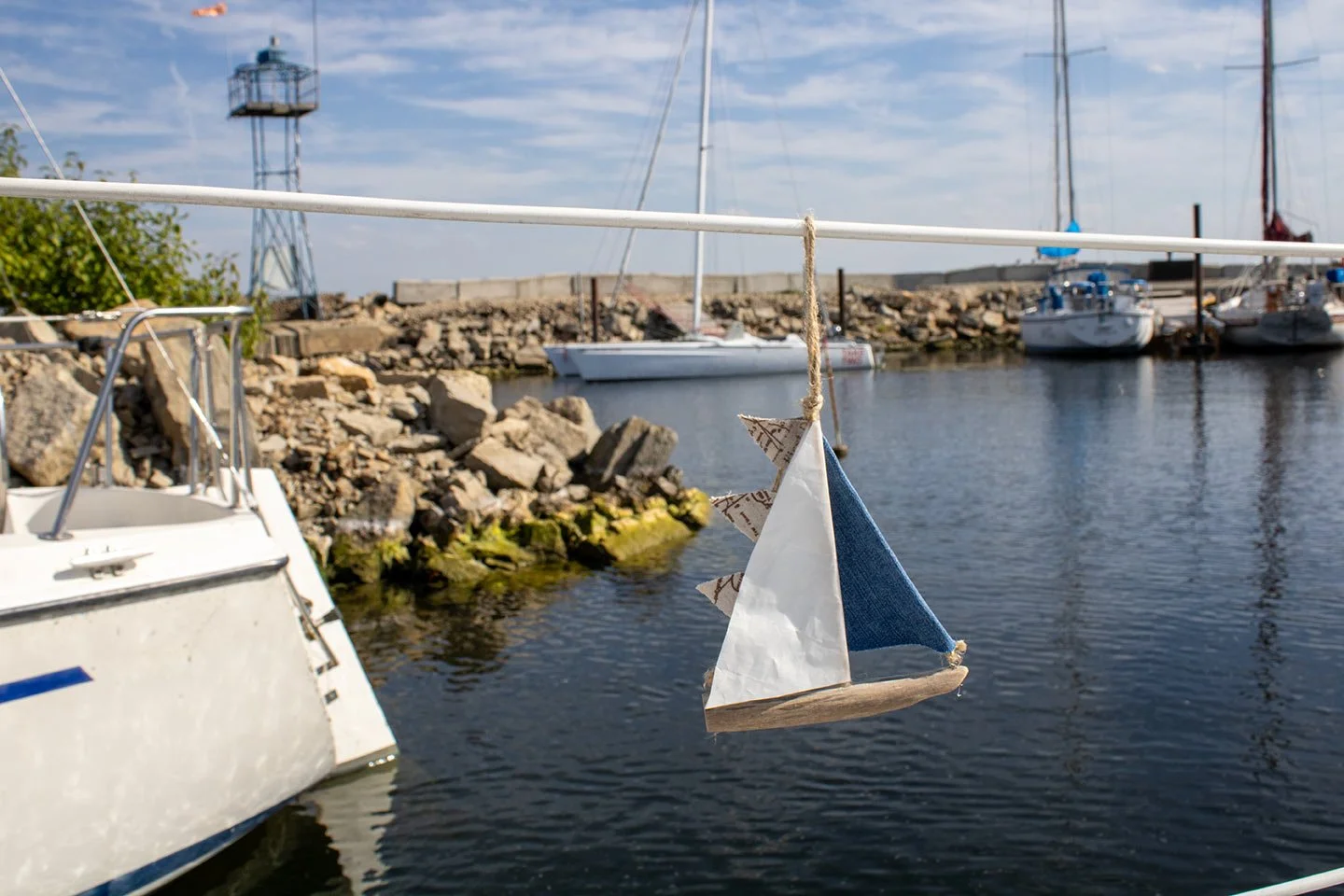 Driftwood Sailboat Trinket (0003)