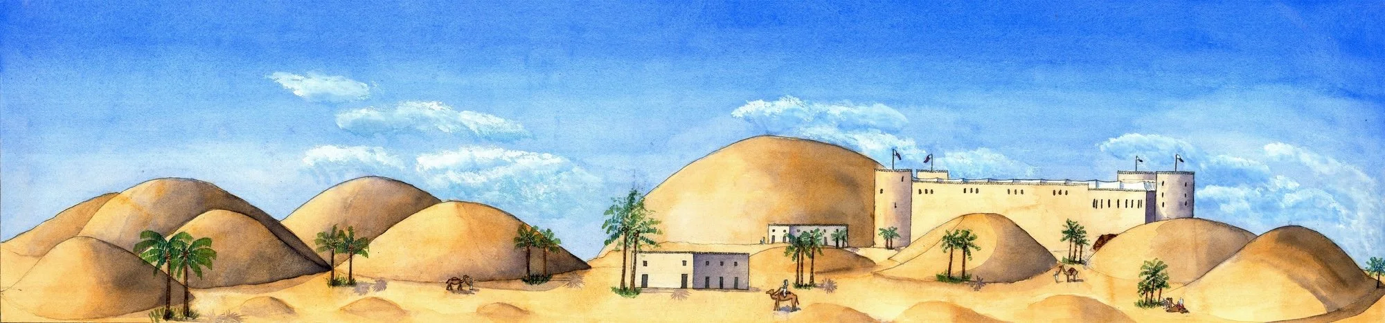 A hand-drafted and water colored rendered perspective for a World Cup design competition completed during my summer internship at ARCAS, Paris.