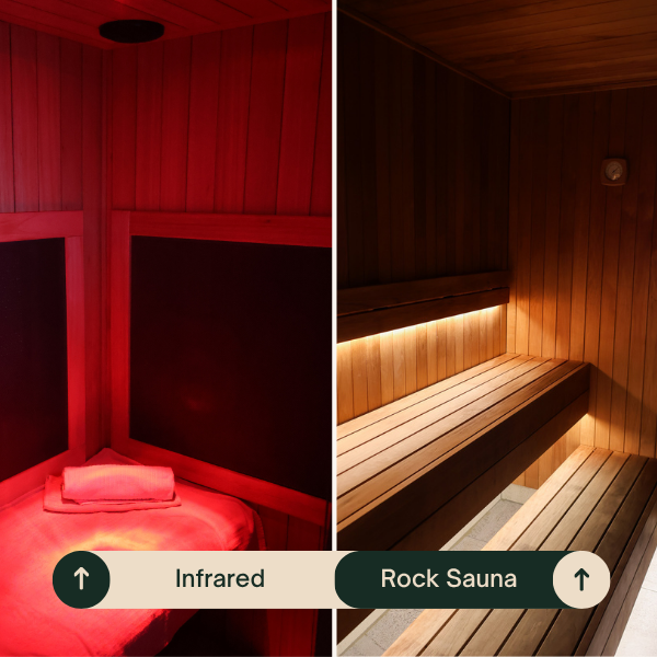 INFRARED SAUNA VS ROCK SAUNA