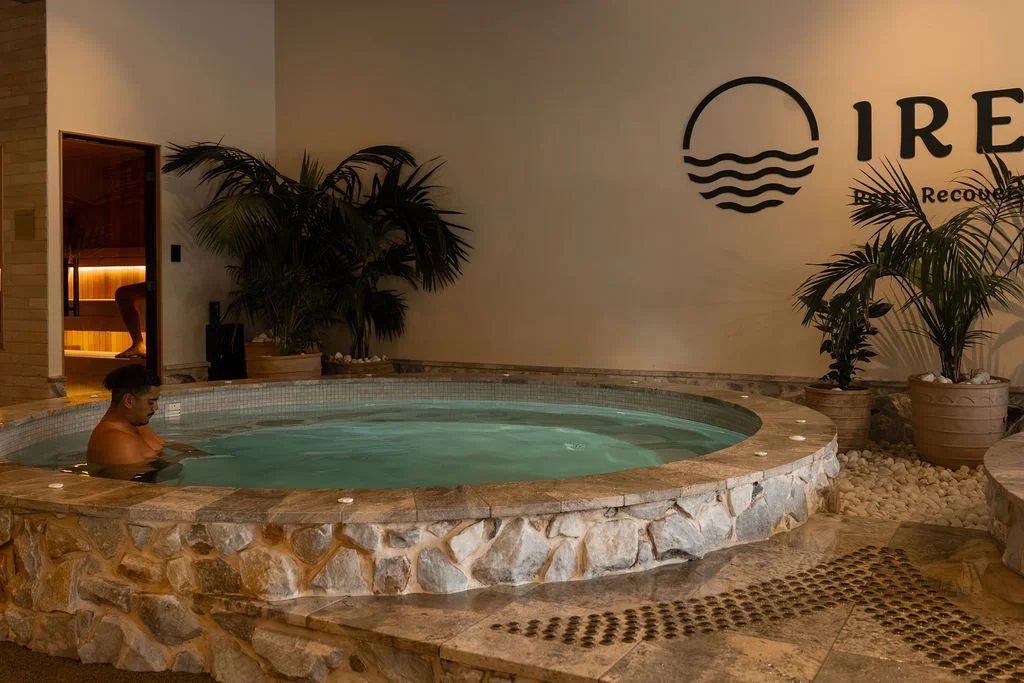 mineral cold plunge pool