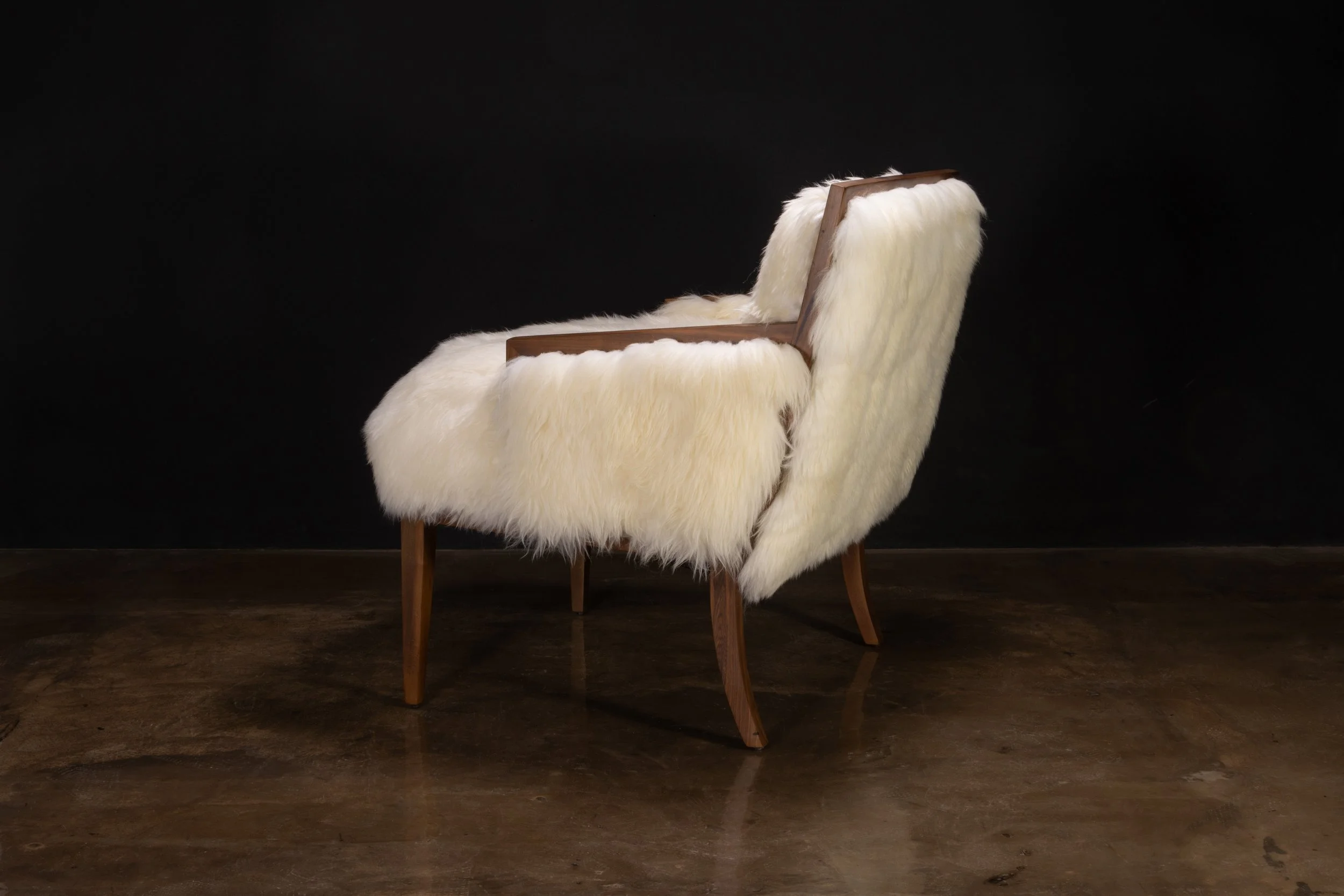 Unique Ovino Lounge Chair in Wood and Sheepskin by Costantini 01.jpg (Copy)