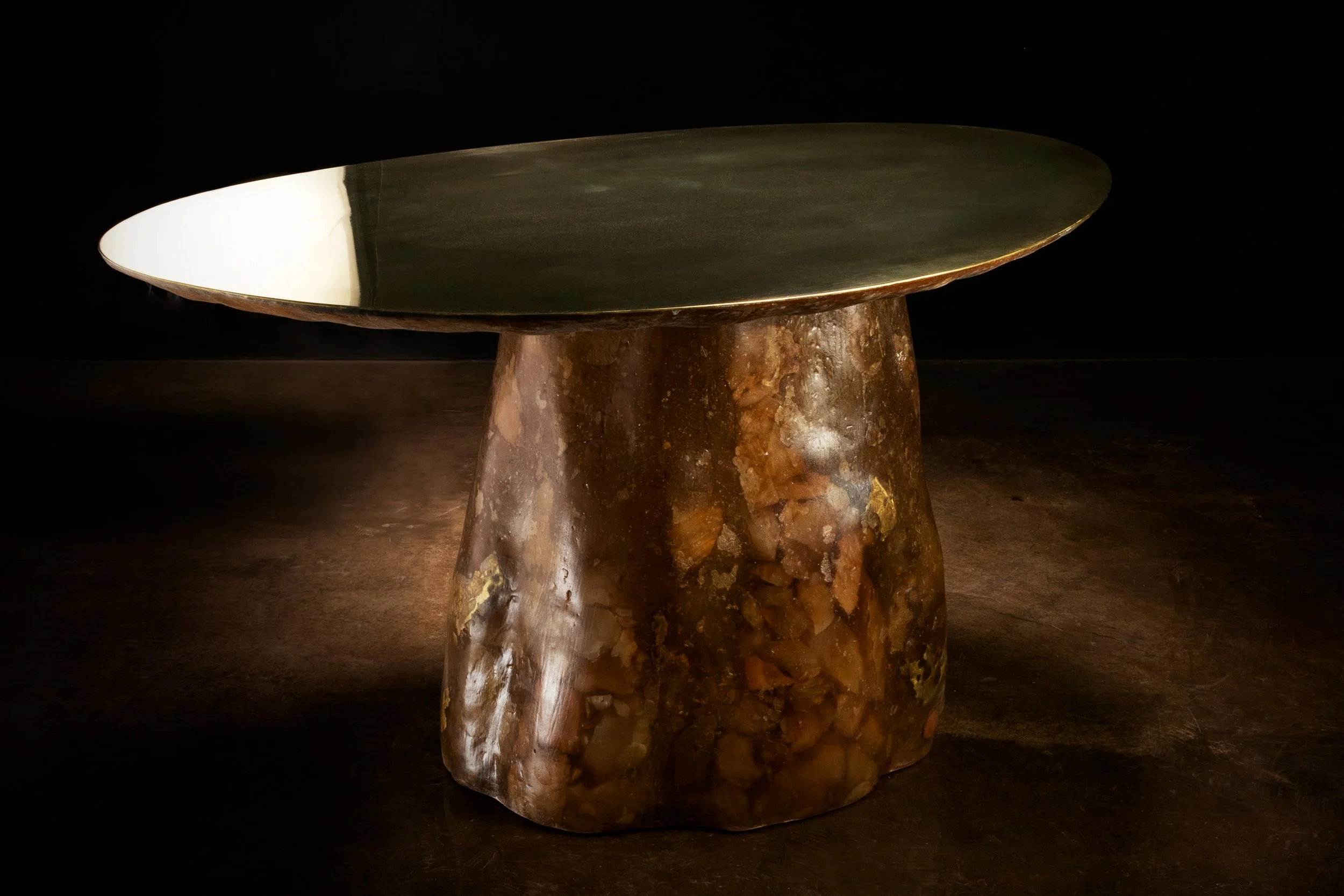 Tavola 25 Onyx Bronze and Fiberglass Table by Costantini 07.jpg