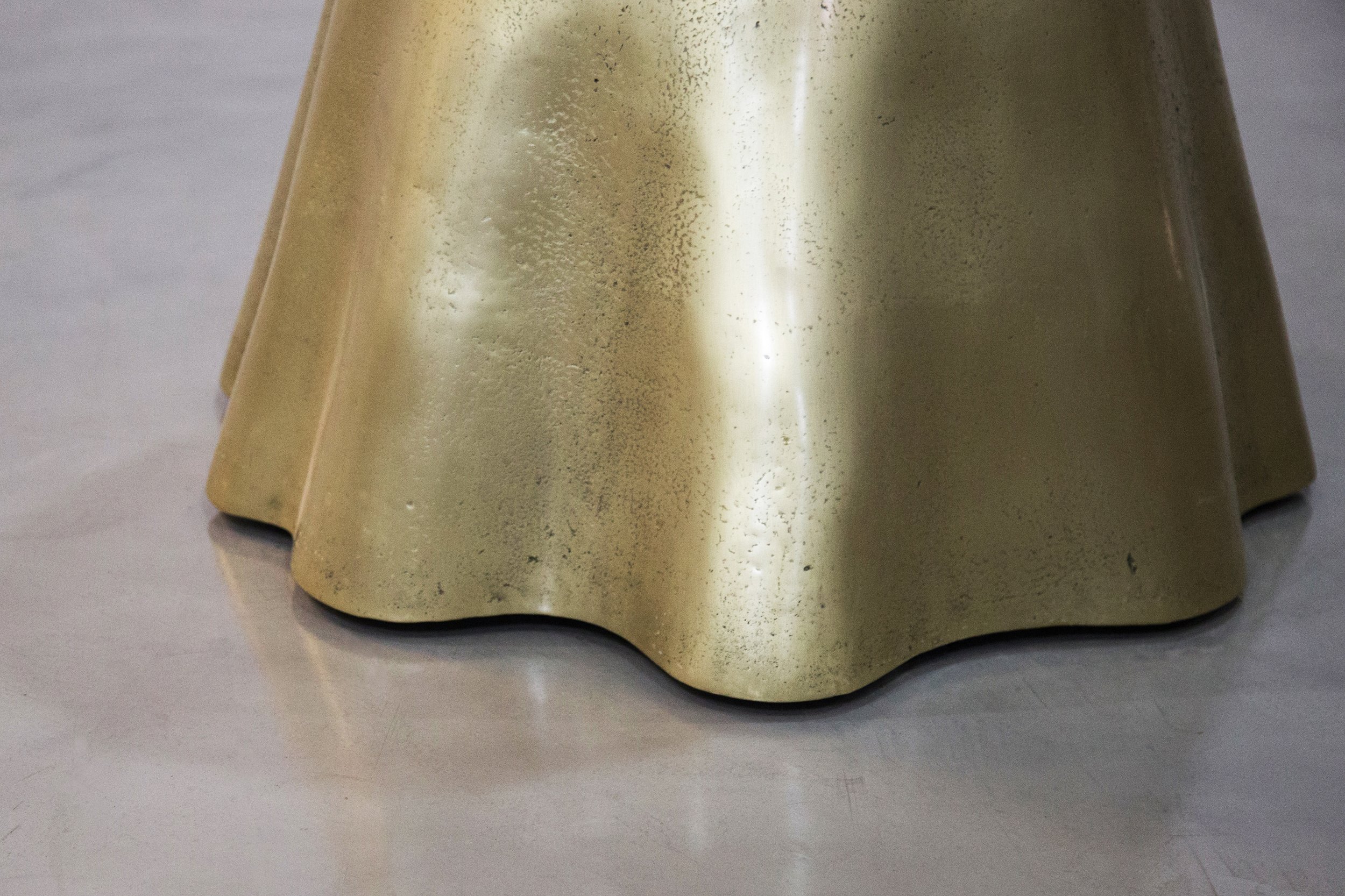 21st Century Round Dining Table in Cast Bronze Tavola 9 from Costantini 10.jpg