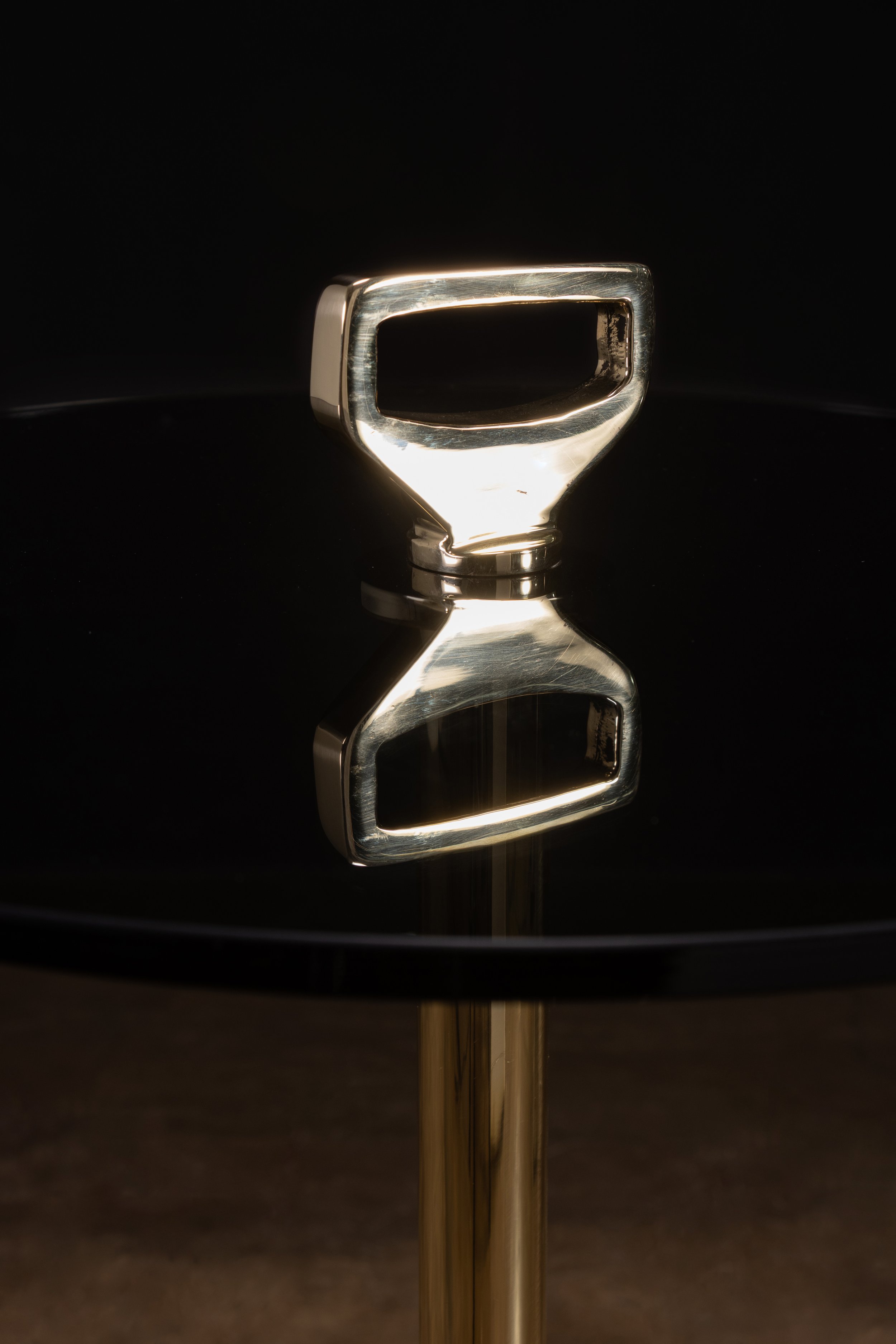 Bellance Modern Glass & Cast Bronze Cocktail Cigarette Table from Costantini 06.jpg