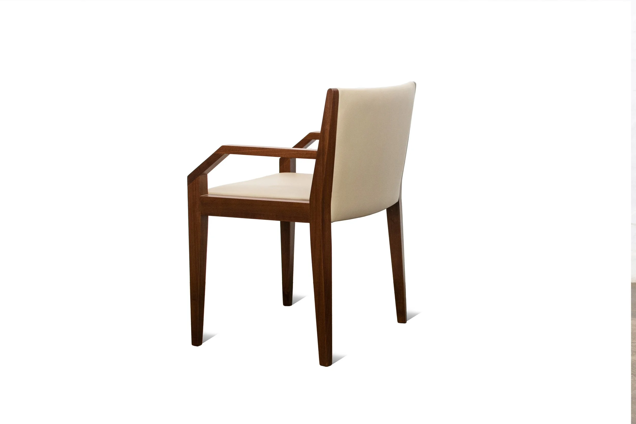 Giovanni Contemporary Armchair in Exotic Wood and Wrapped Leather by Costantini 01 WBG.jpg