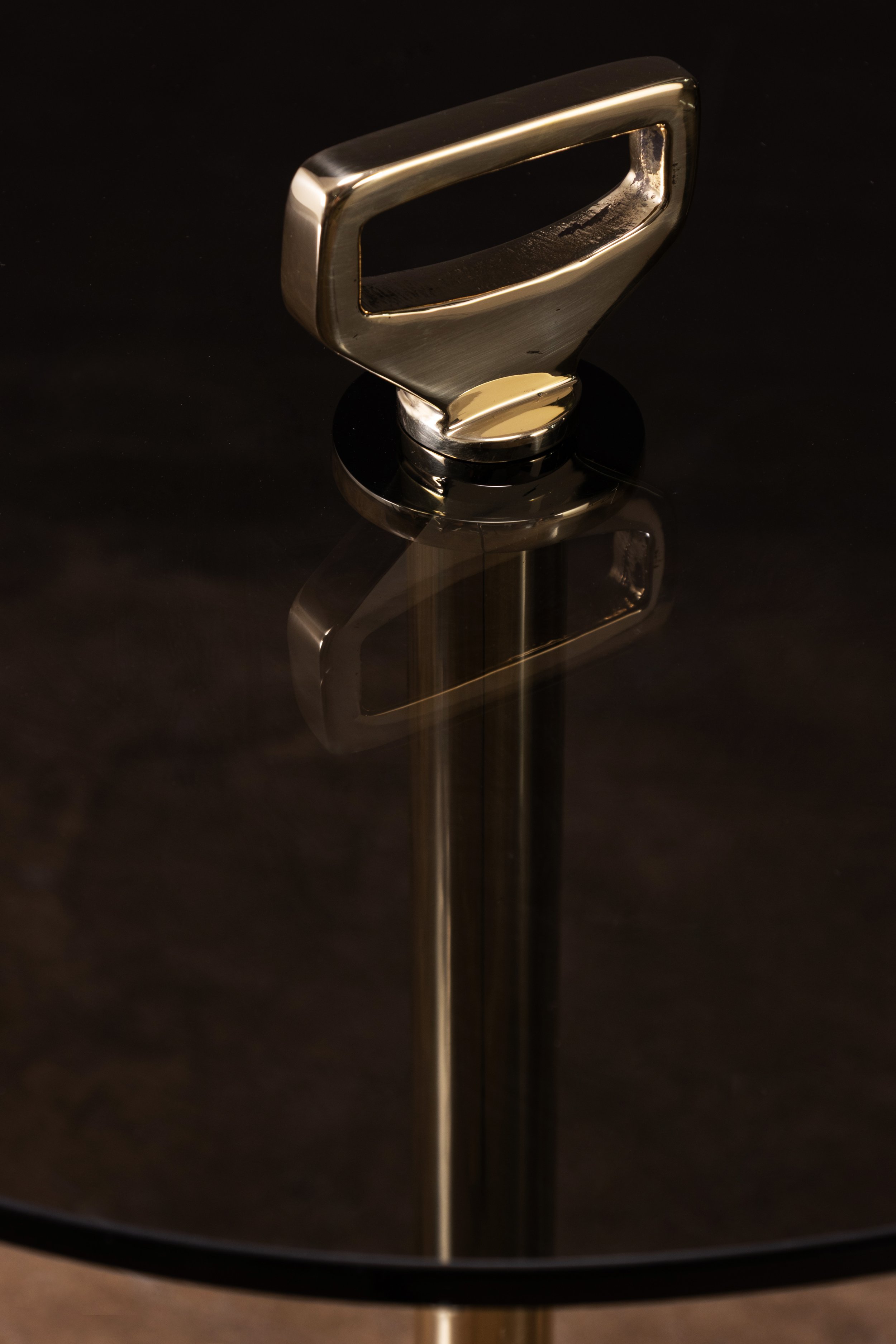 Bellance Modern Glass & Cast Bronze Cocktail Cigarette Table from Costantini 07.jpg