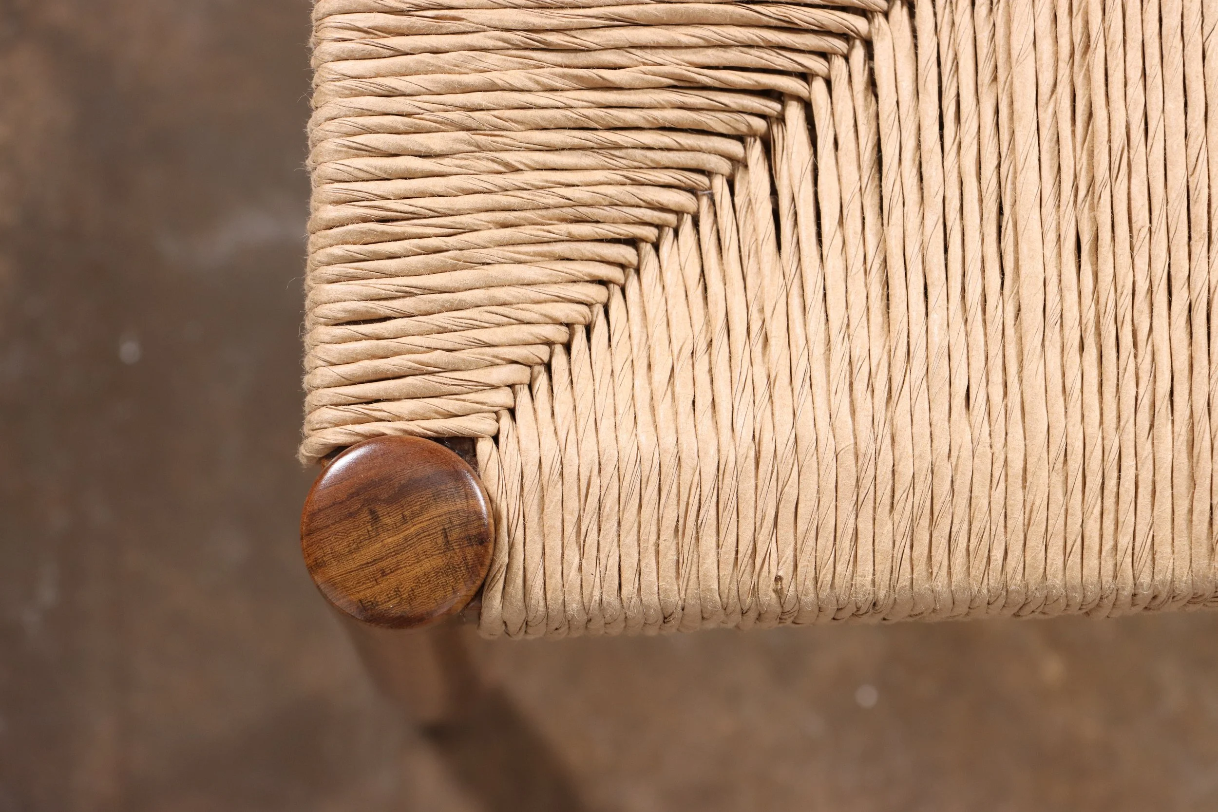 Liviana Carved Wood Slatted Dining Chair with Woven Rush Seat from Costantini Design 10.JPG