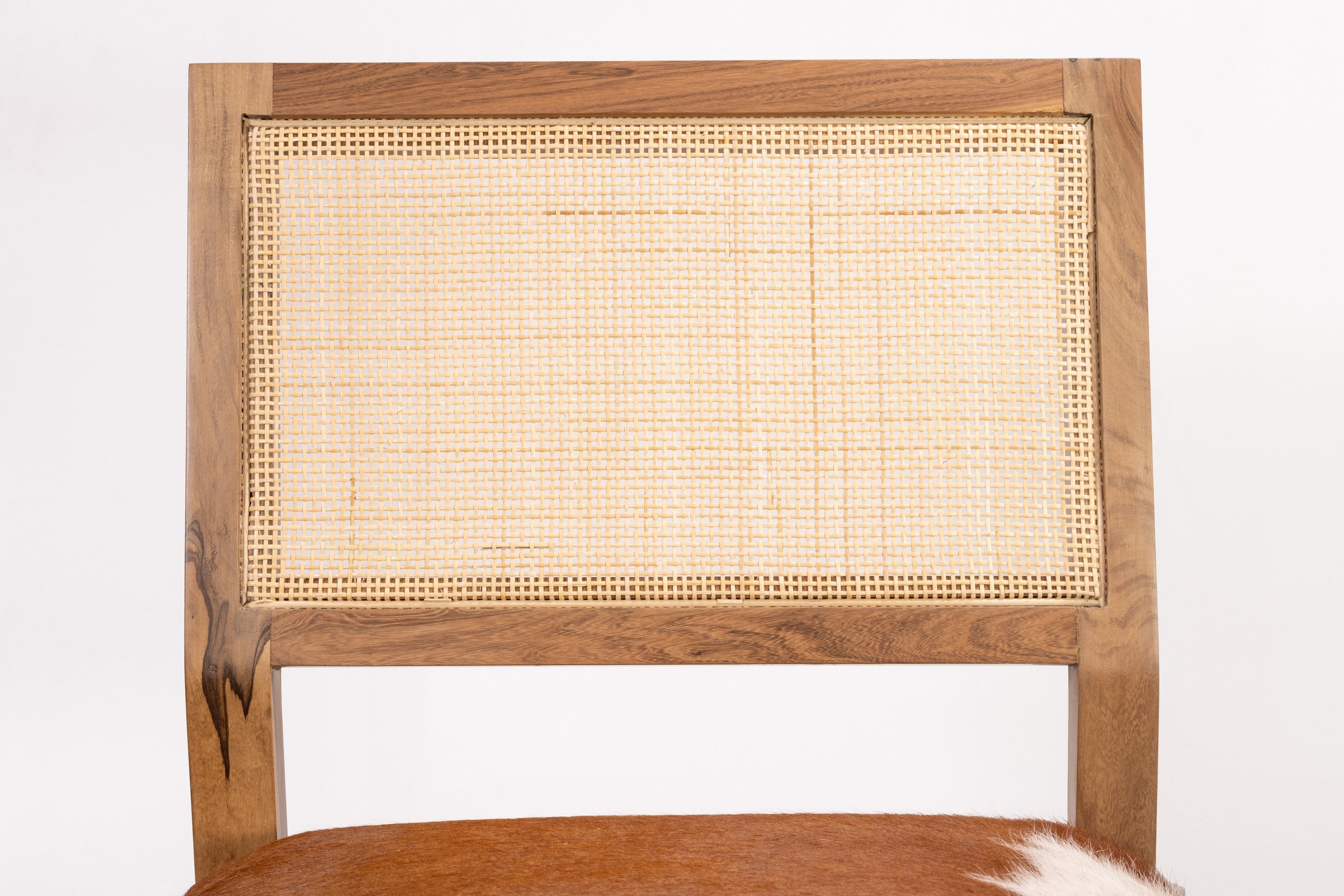 Recoleta Exotic Wood and Caned Dining Chair in Hair Hide by Costantini 06.jpg