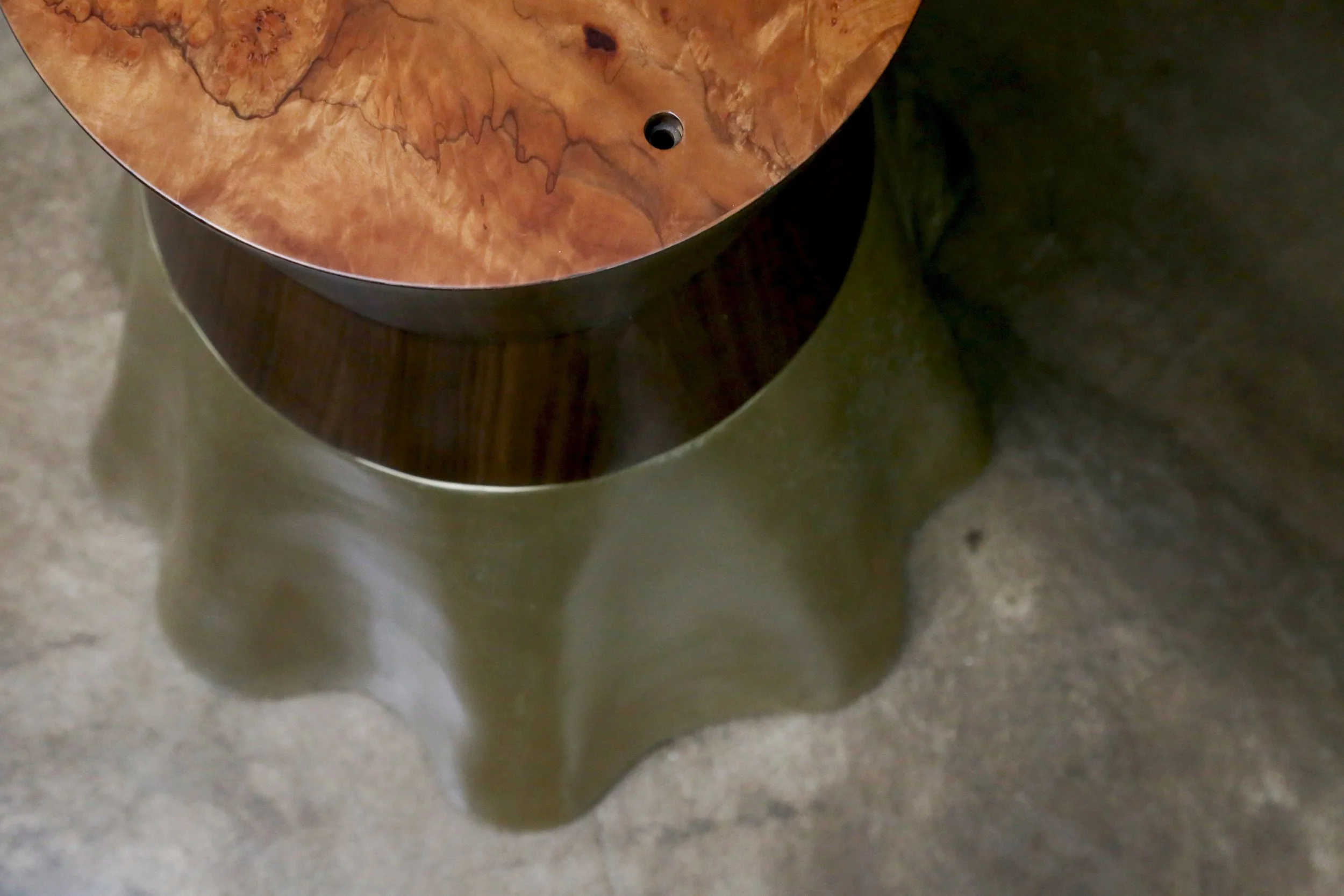 21st Century Round Dining Table in Cast Bronze Tavola 9 from Costantini 06.jpg