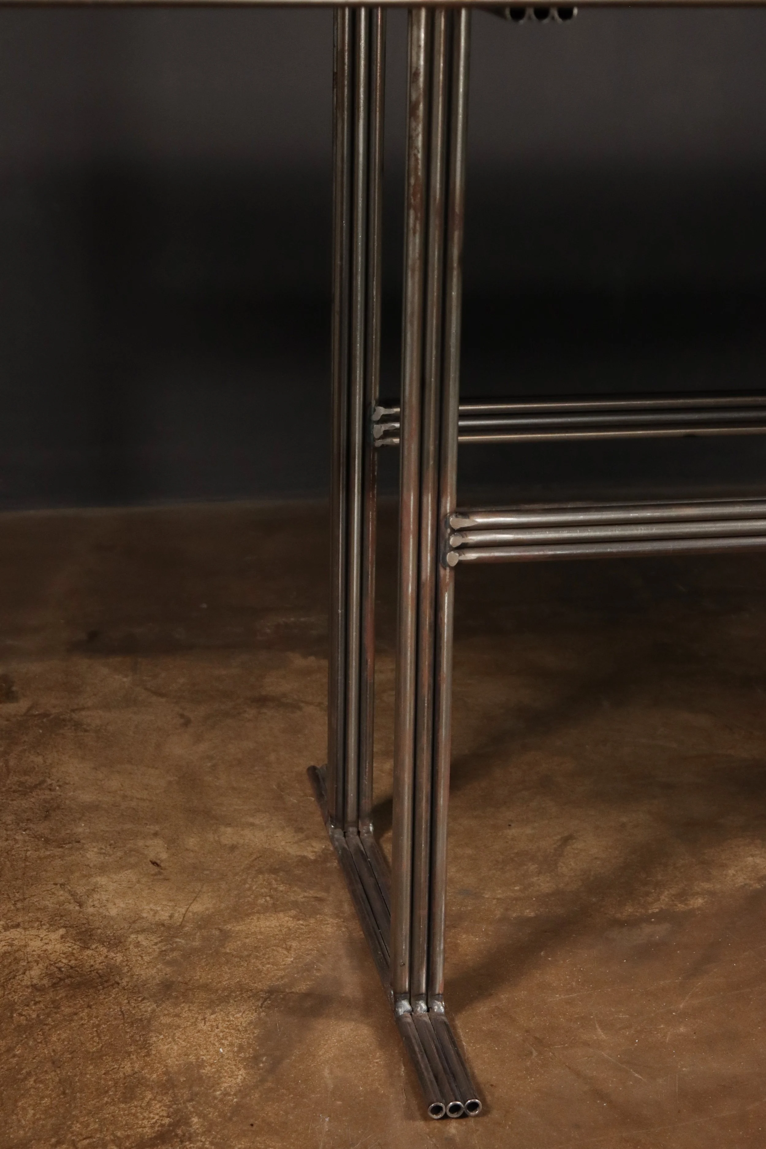 Comunale Modern Metal Dining Table by Costantini 17.jpg