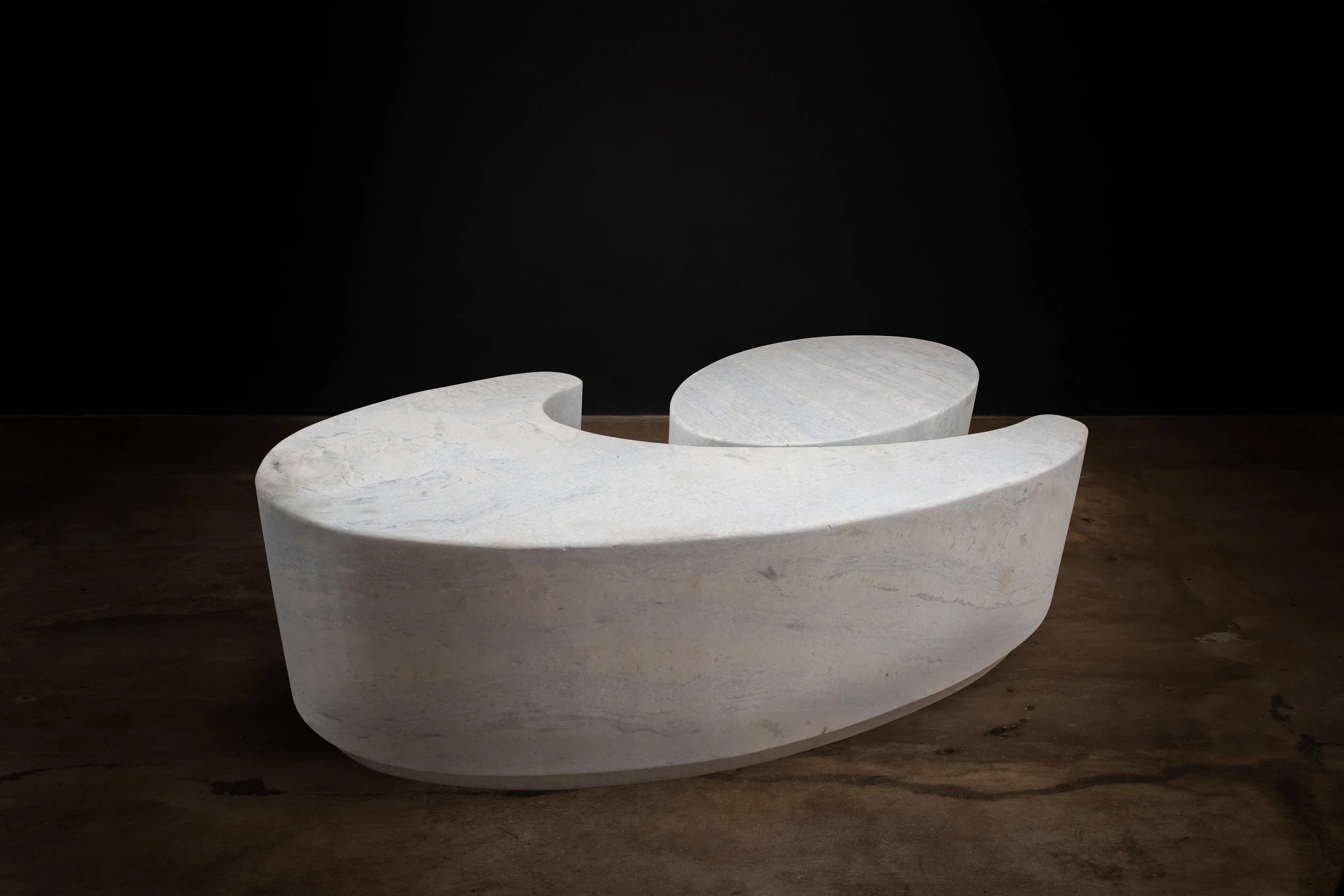 Cadenza Marmol Sculptural Modern Nesting Table by Costantini 04.jpg