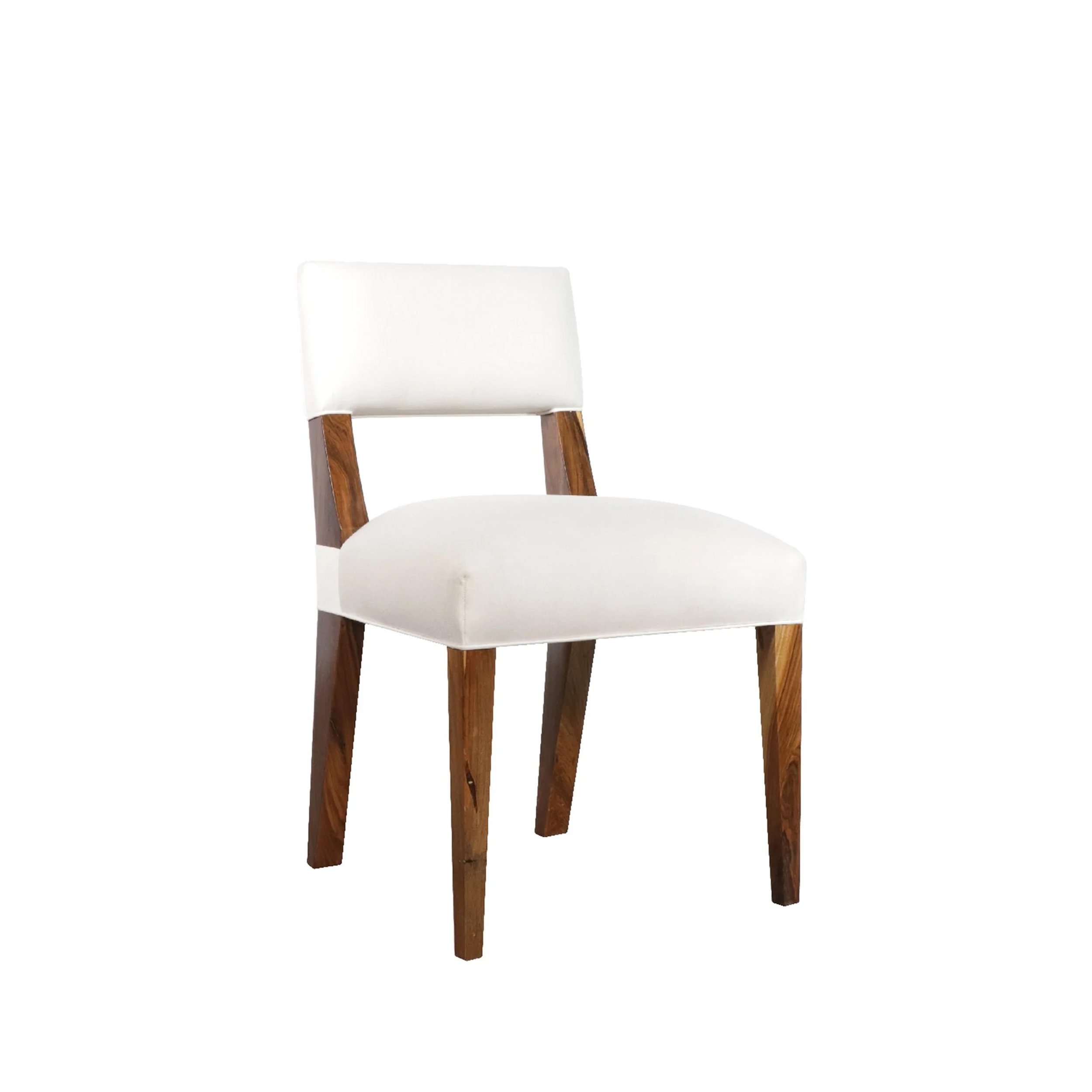 Bruno Chair in White Fabric