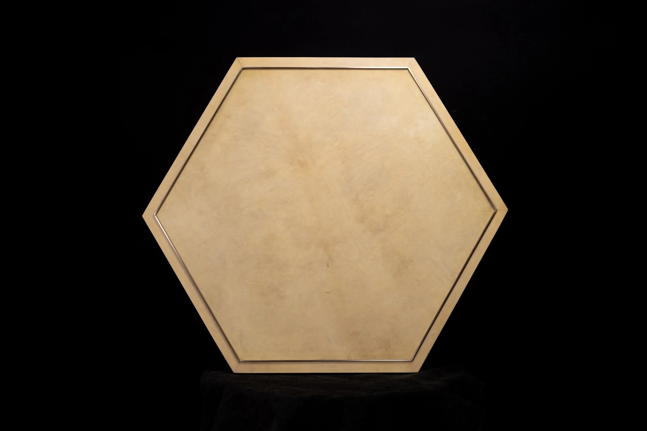 Ivo Parchment and Bronze Serving Tray by Costantini 03.jpg