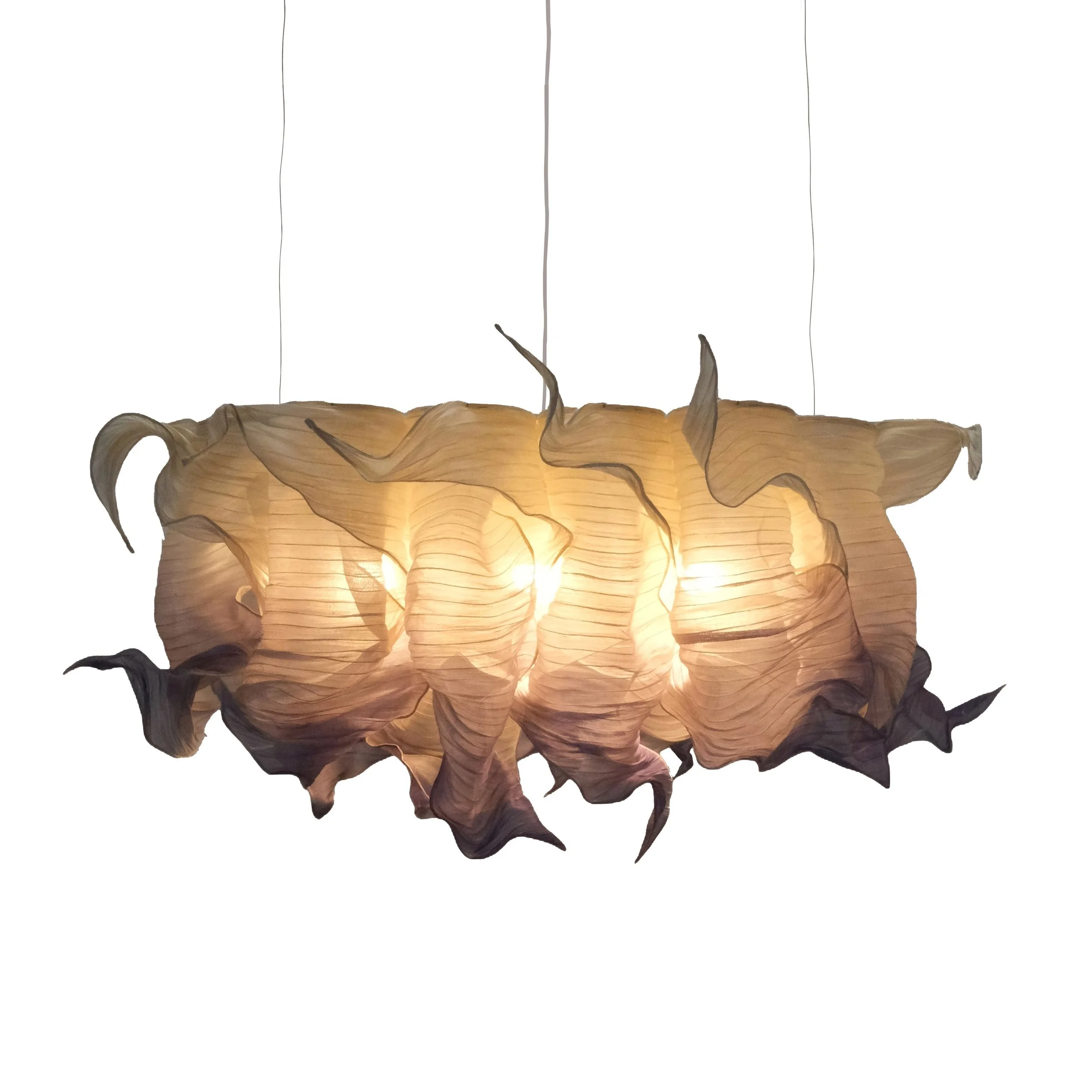 Nebula Grande Rectangular 100 Hand-painted Light by Mirei Monticelli