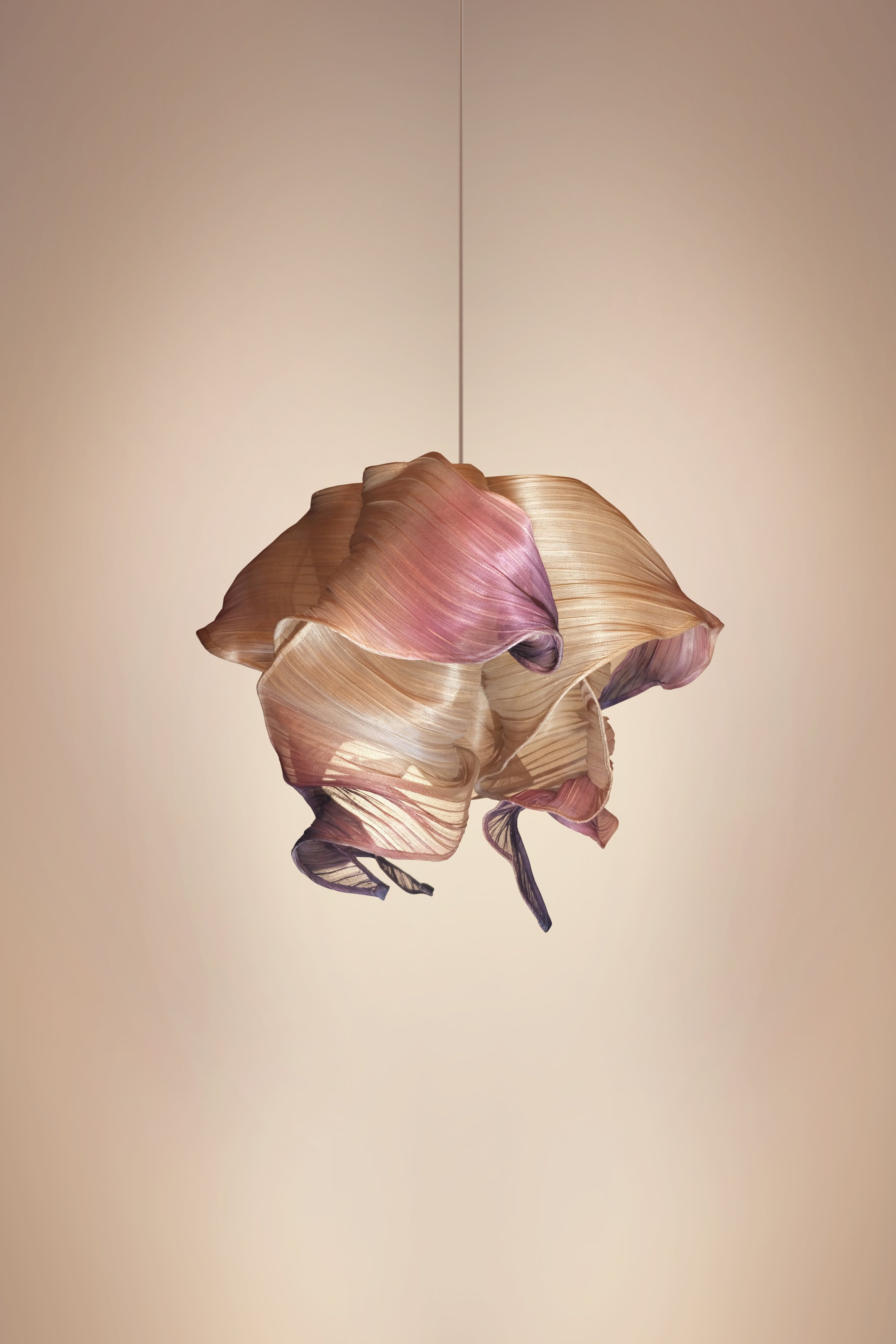 Nebula 60 Pendant Natural & Pink by Mirei Monticelli 00.jpg