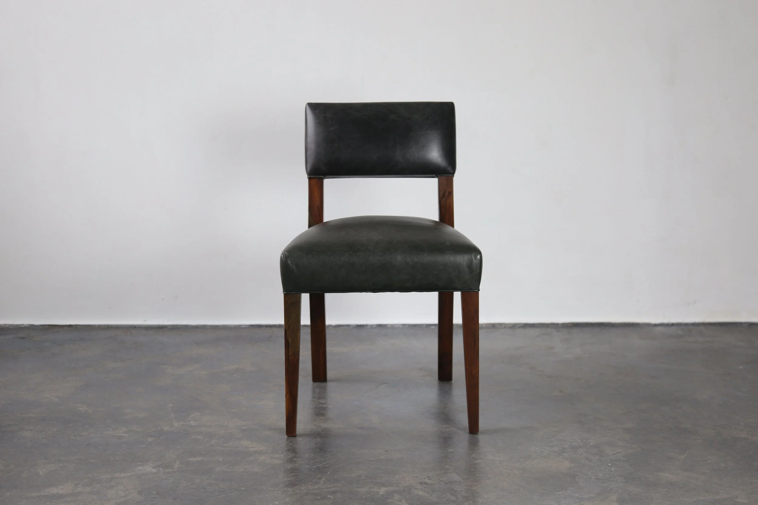 Bruno Chair in Dark Gray Leather set of 3 by Costantini 04.jpeg