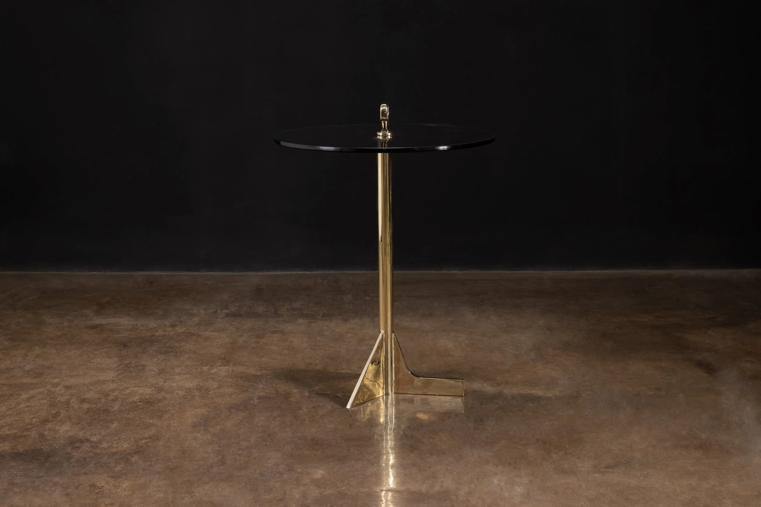 Bellance Modern Glass & Cast Bronze Cocktail Cigarette Table from Costantini 01.jpg