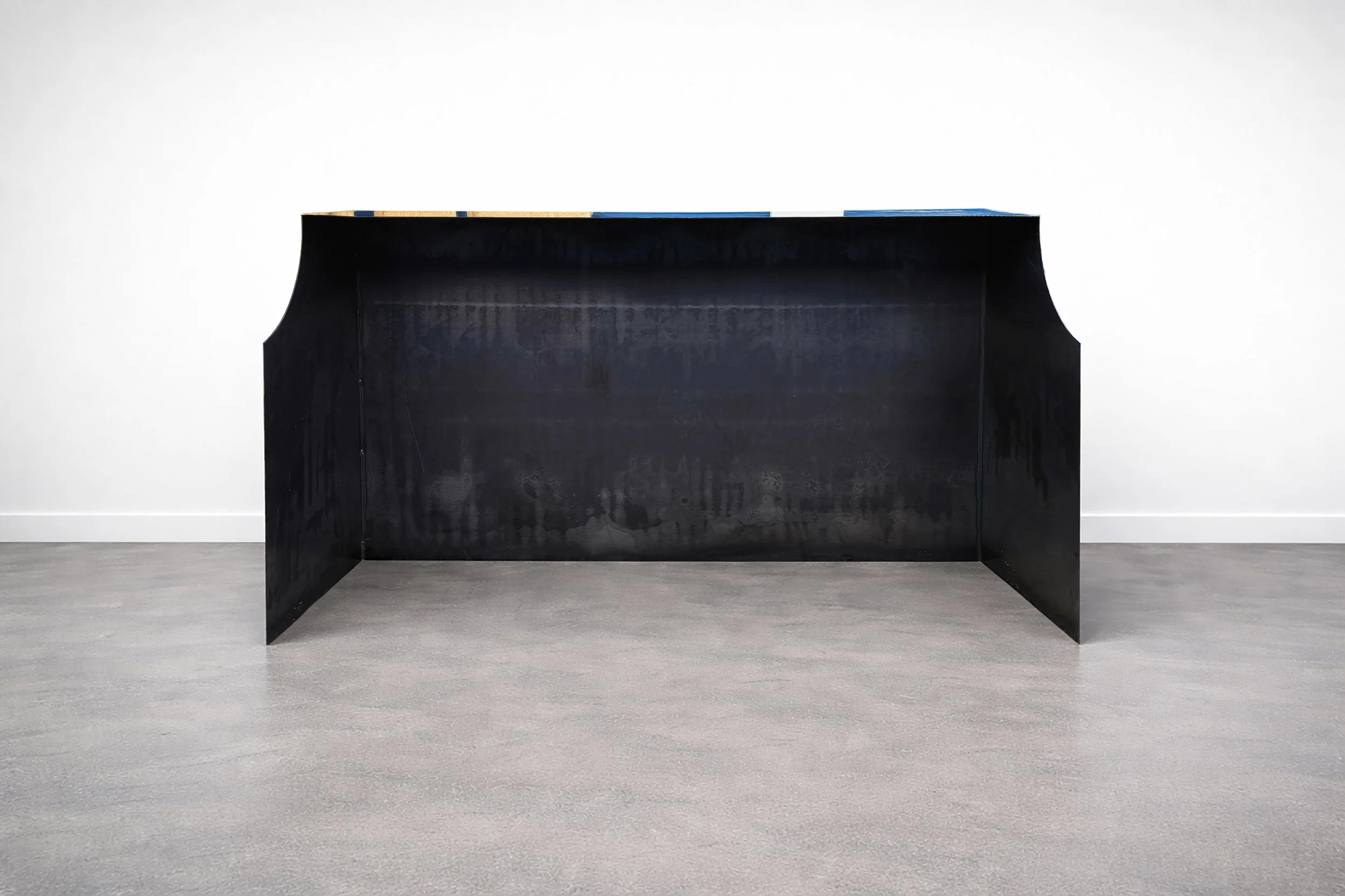 Monolito 1 Patinated Metal Bar by William C Stuart for Costantini 03.jpg
