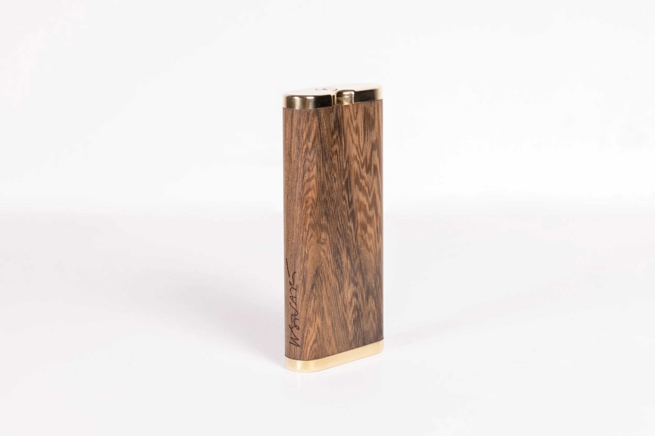 Luxury Bronze and Exotic Wood Marijuana Dispenser Dugout by WSTUART for Costantini 01.jpg