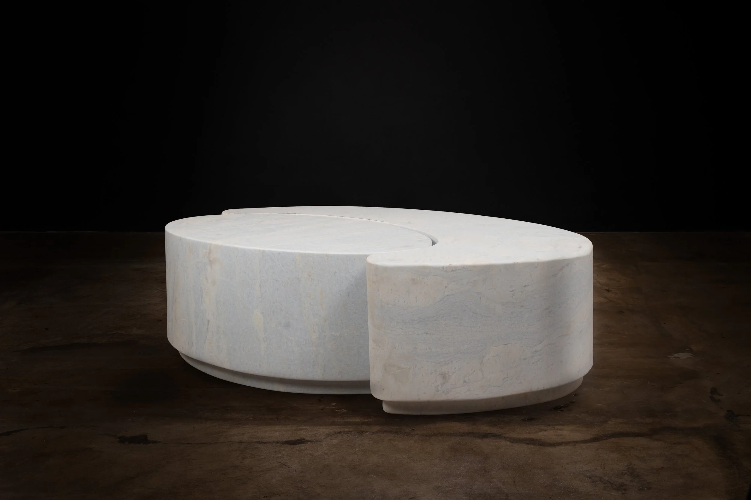 Cadenza Marmol Sculptural Modern Nesting Table by Costantini 03.jpg