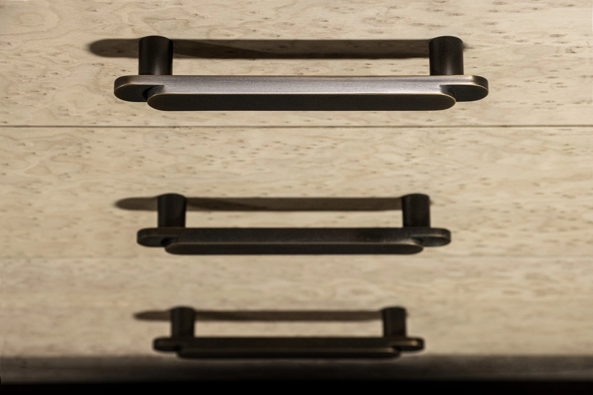 Elena Modern Bedside Table in Gray Birdseye Maple & Bronze by Costantini 08.jpg