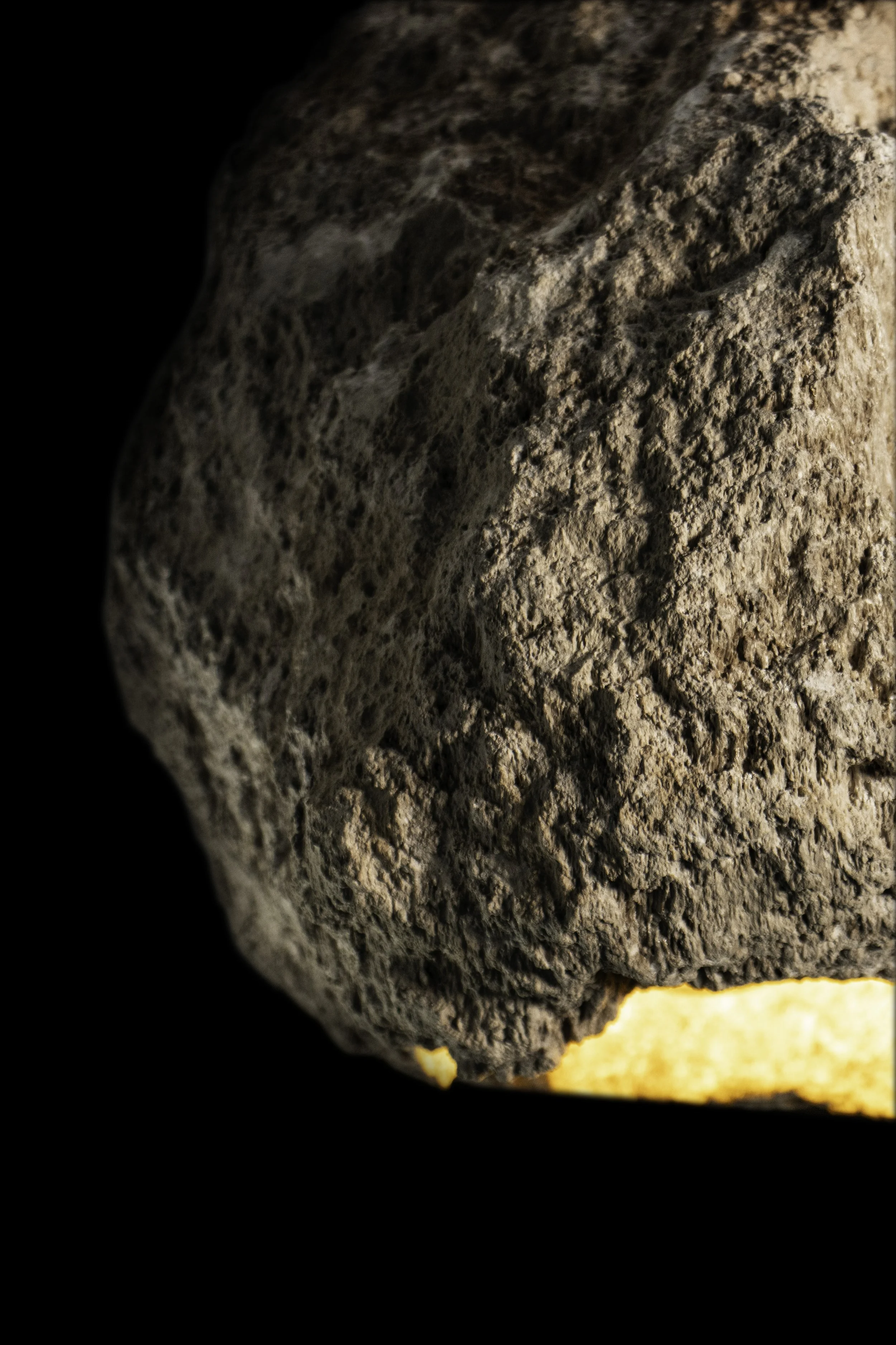 Fortezza Volcanic Rock Sculptural Outdoor Rated Pendant Lamp by Costantini11.jpg