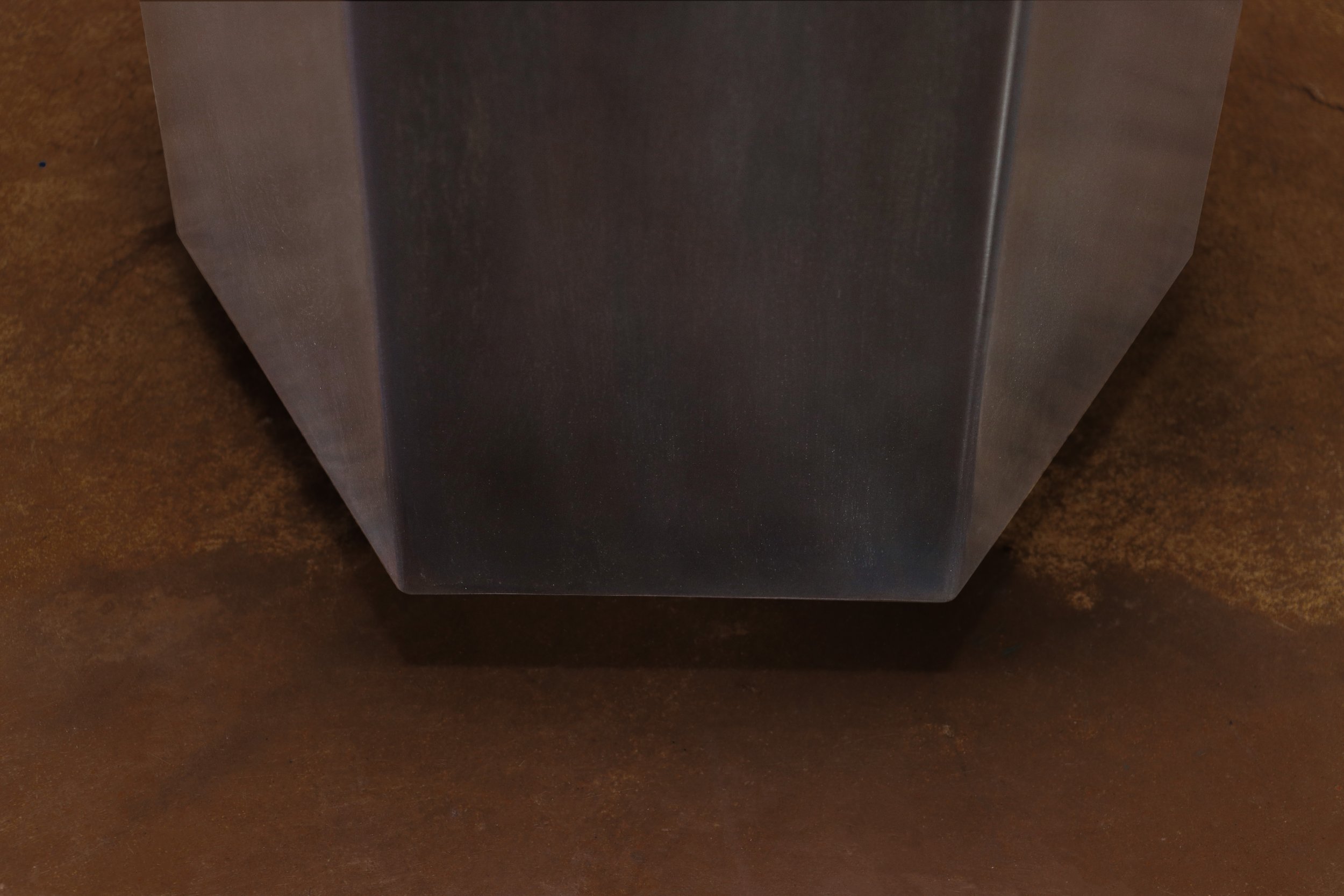 Ettore Hex Table Burnished Steel by Costantini 06.jpg