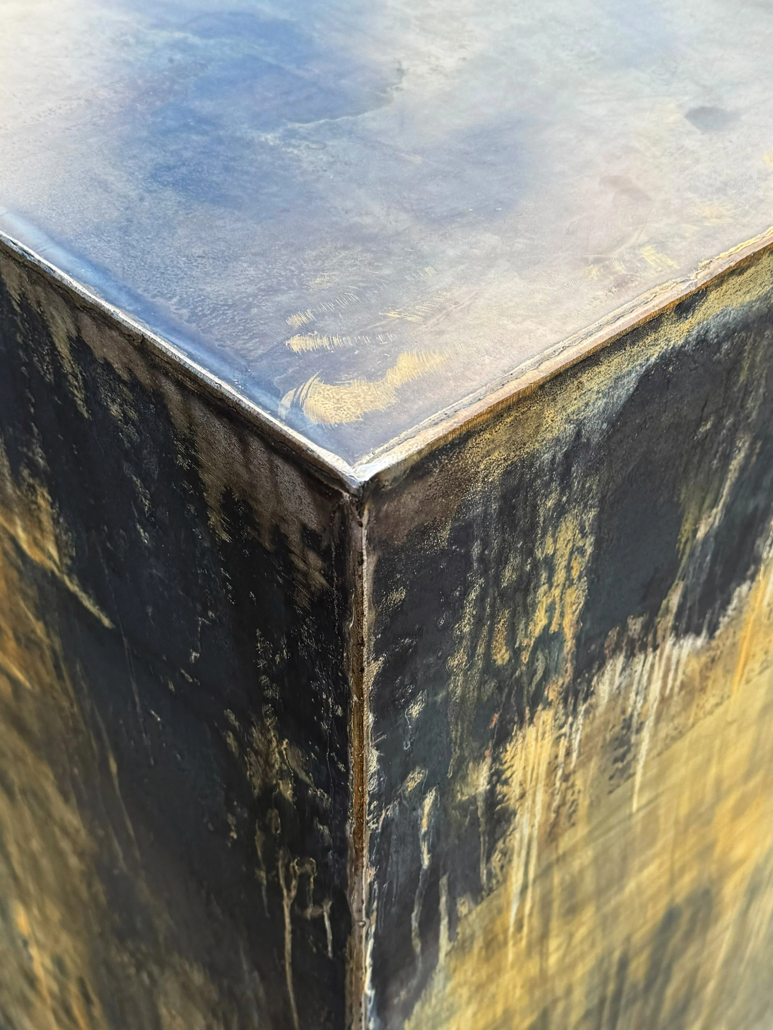 Monolito 1 Patinated Metal Bar by William C Stuart for Costantini 07.jpg