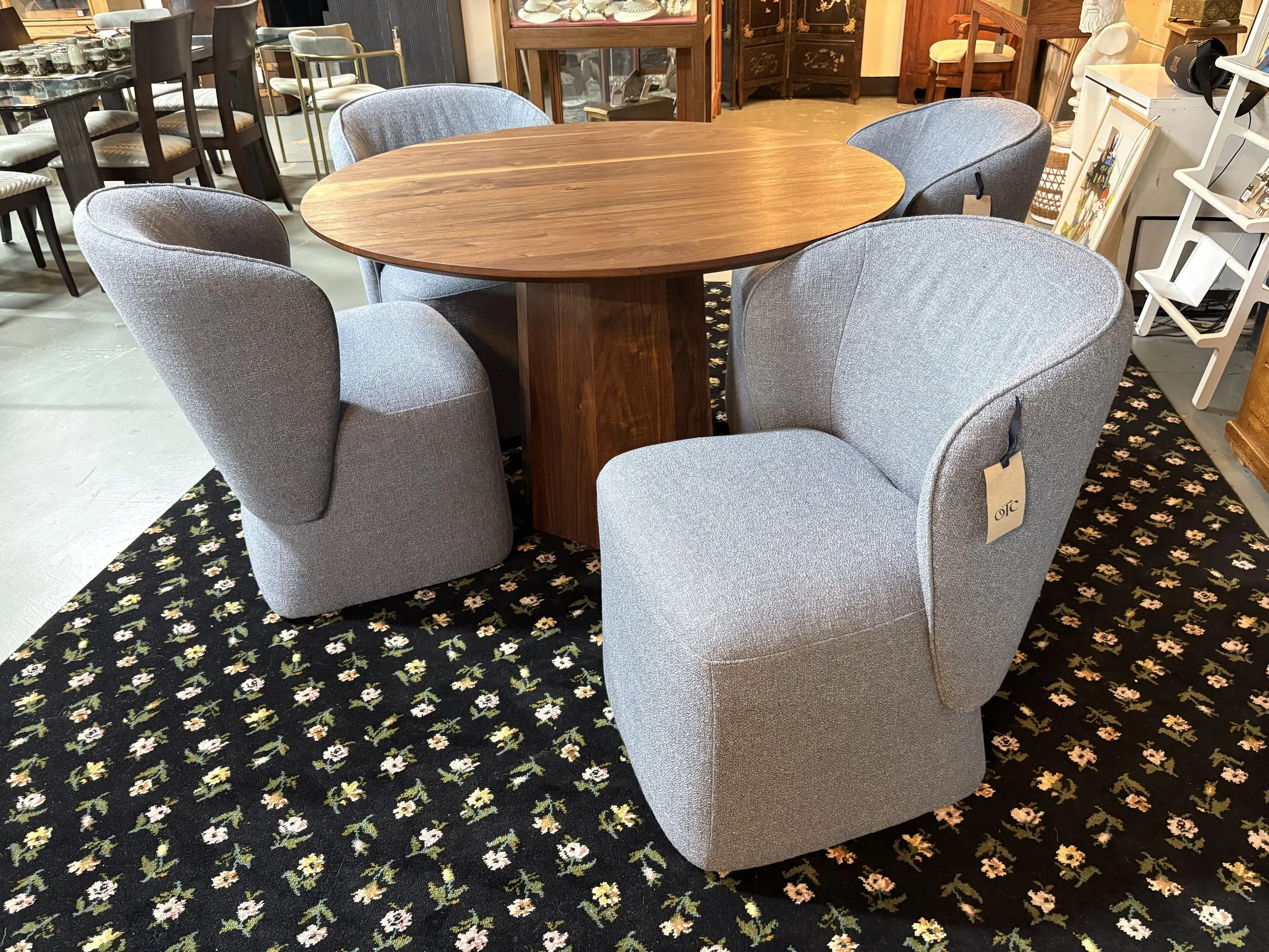 Niha Capri Swivel Chairs w/Casters (Qty.2) - $450 ea.