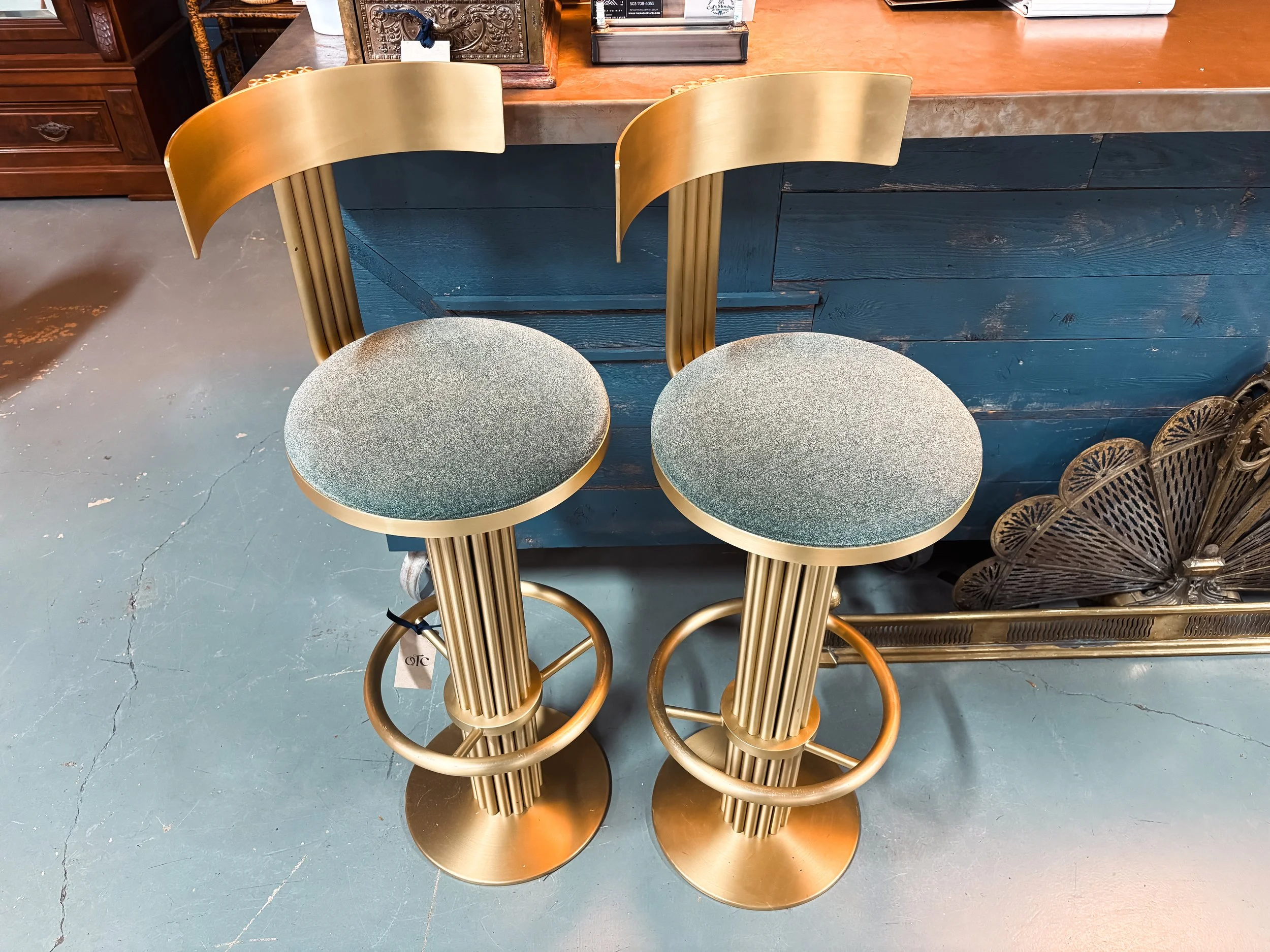 Kelly Bar Stool Chair by Laguna - $1,600 ea.  (Retail $6,849 ea.)