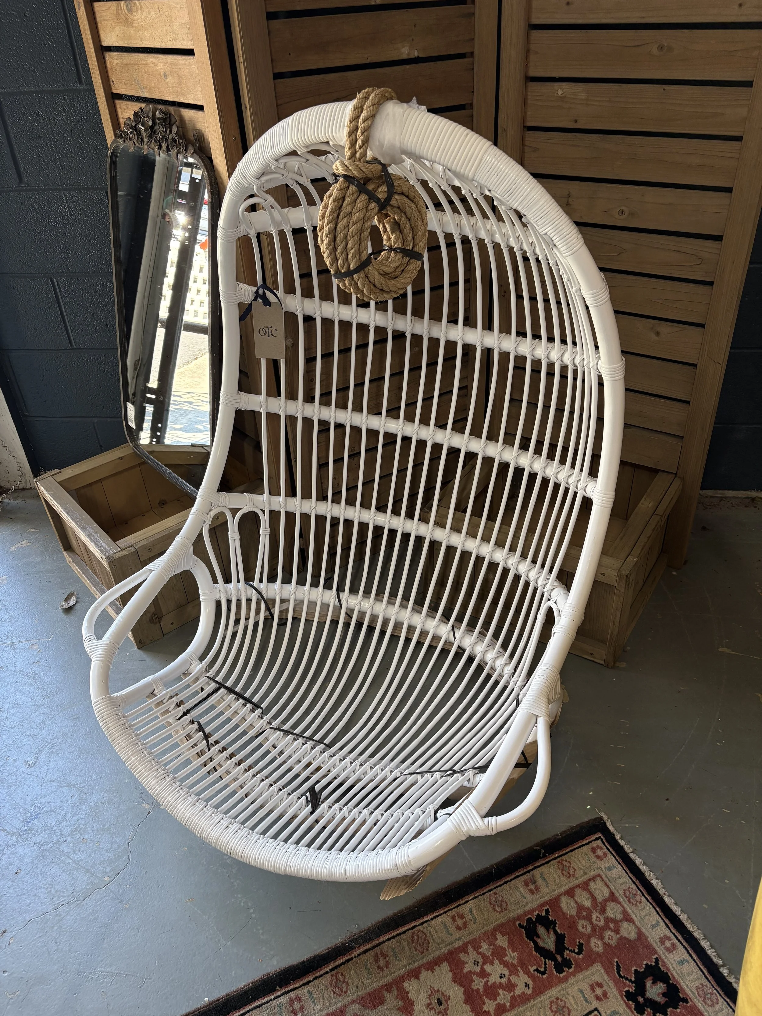 Serena & Lilly Outdoor Swing Chair (New) - $750
