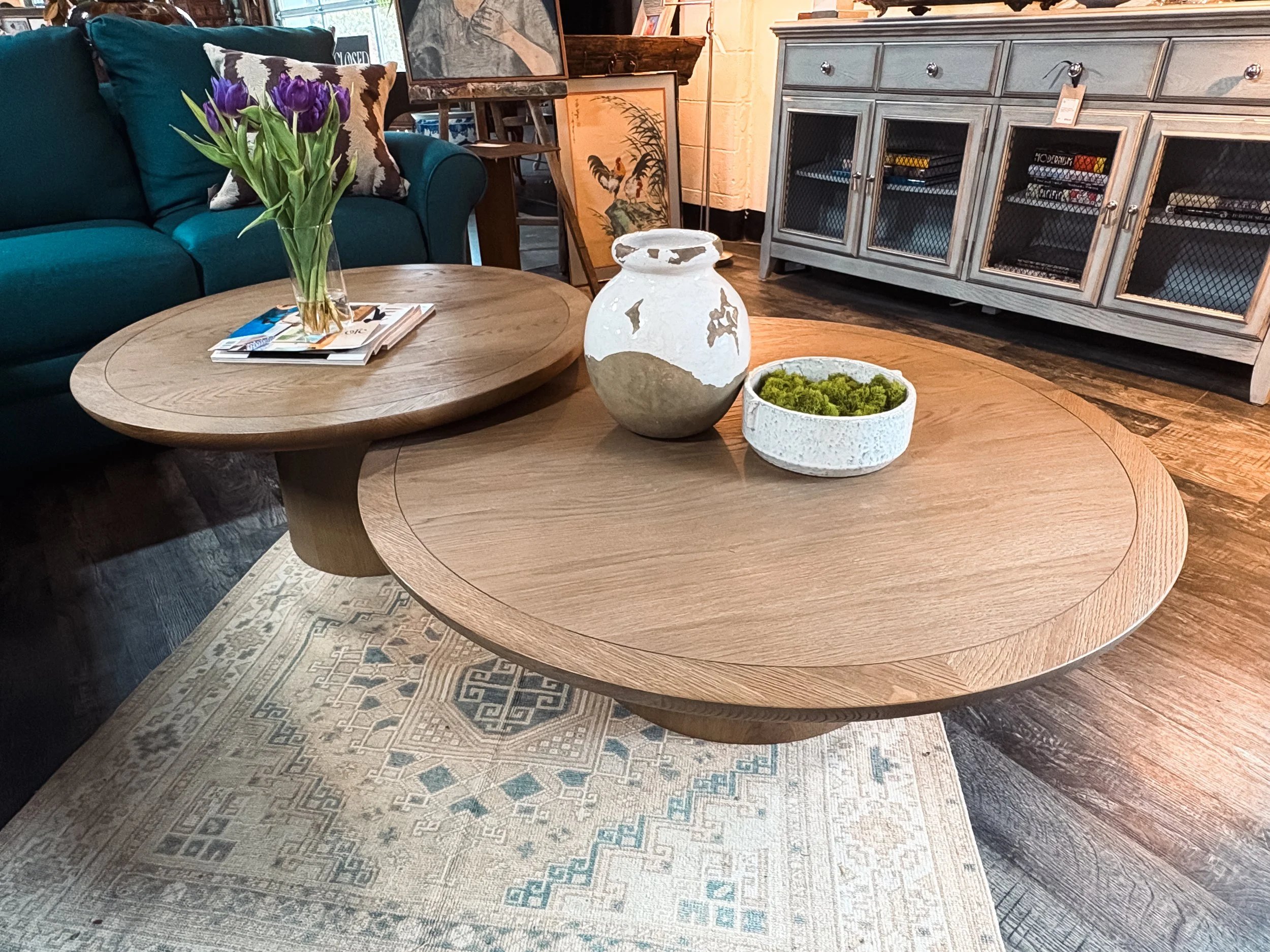 Radius Nesting Tables (Set of 2) 36-69" - $2,500