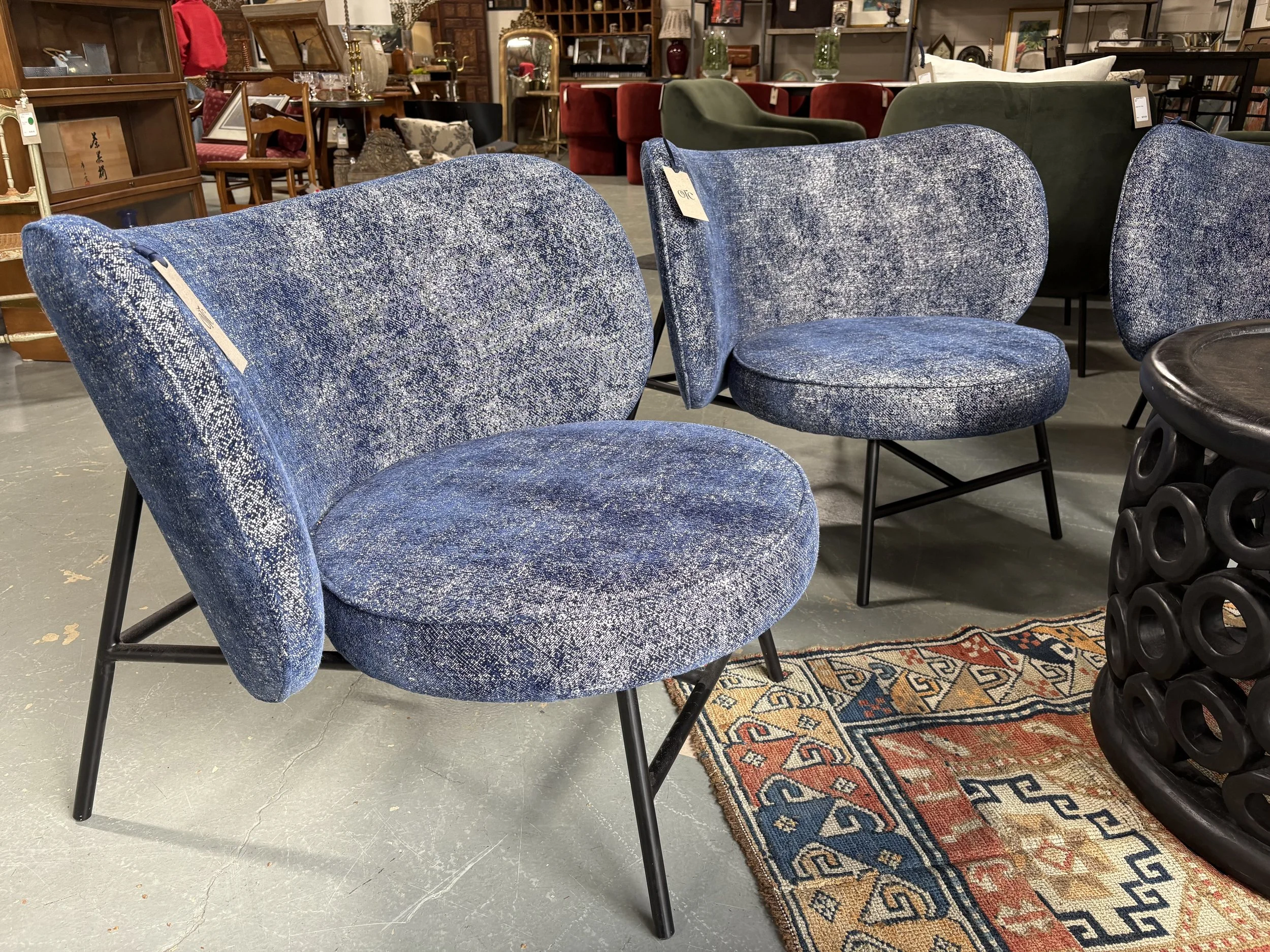 Rosa Knoll Domino Chairs - SOLD