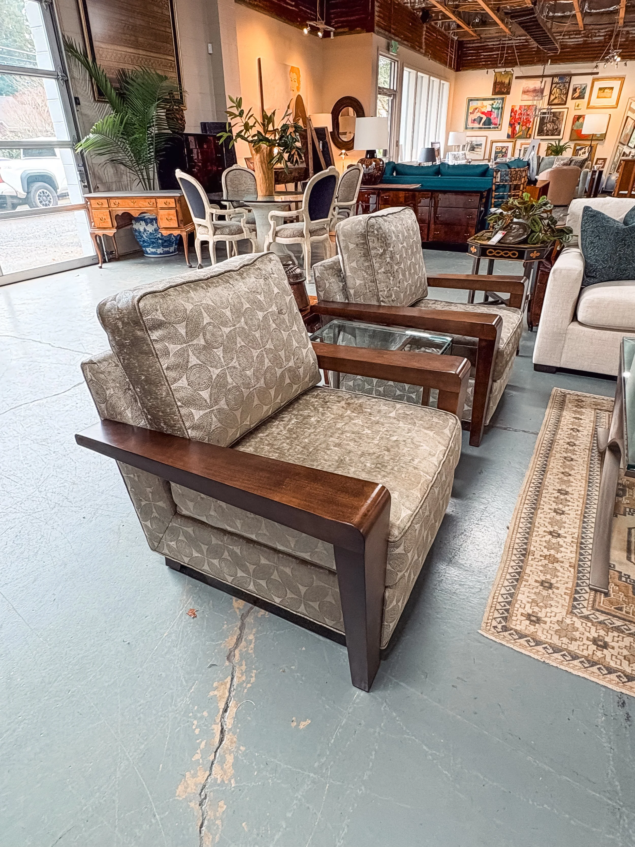 Vintage Thanyer-Coggin Armchairs  - $1,100 ea.