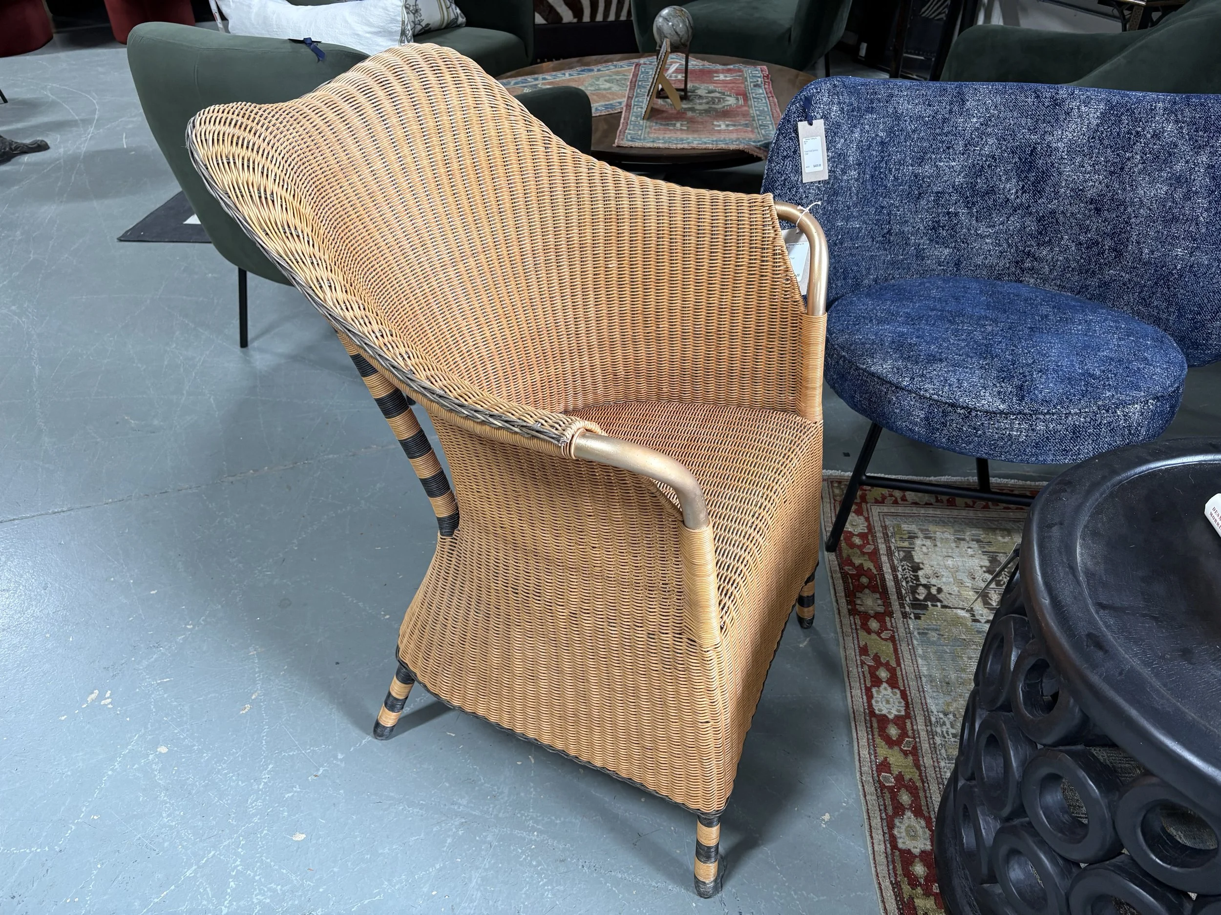 Roderick de Vos Rattan Armchair - $200