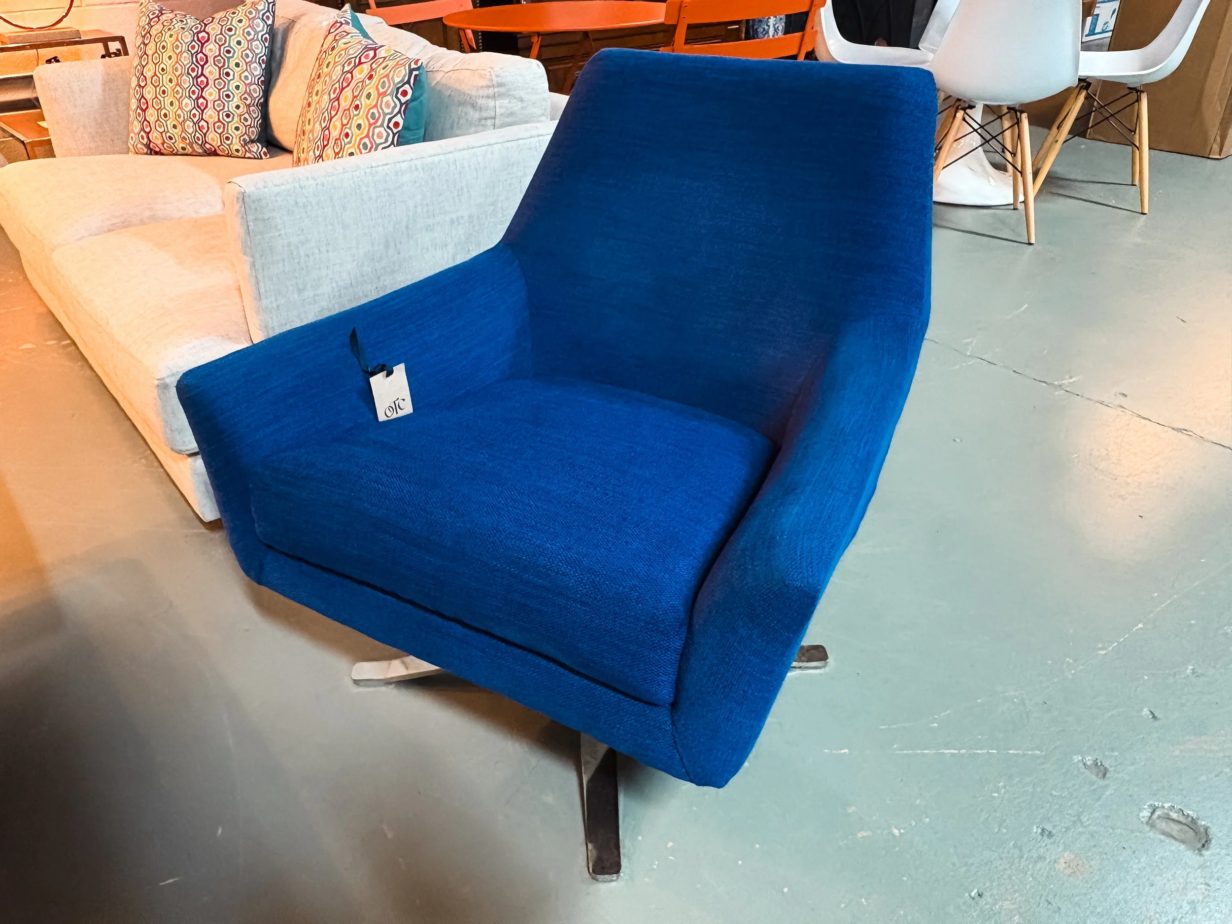 "Lucas" Swivel Chair / West Elm - $500