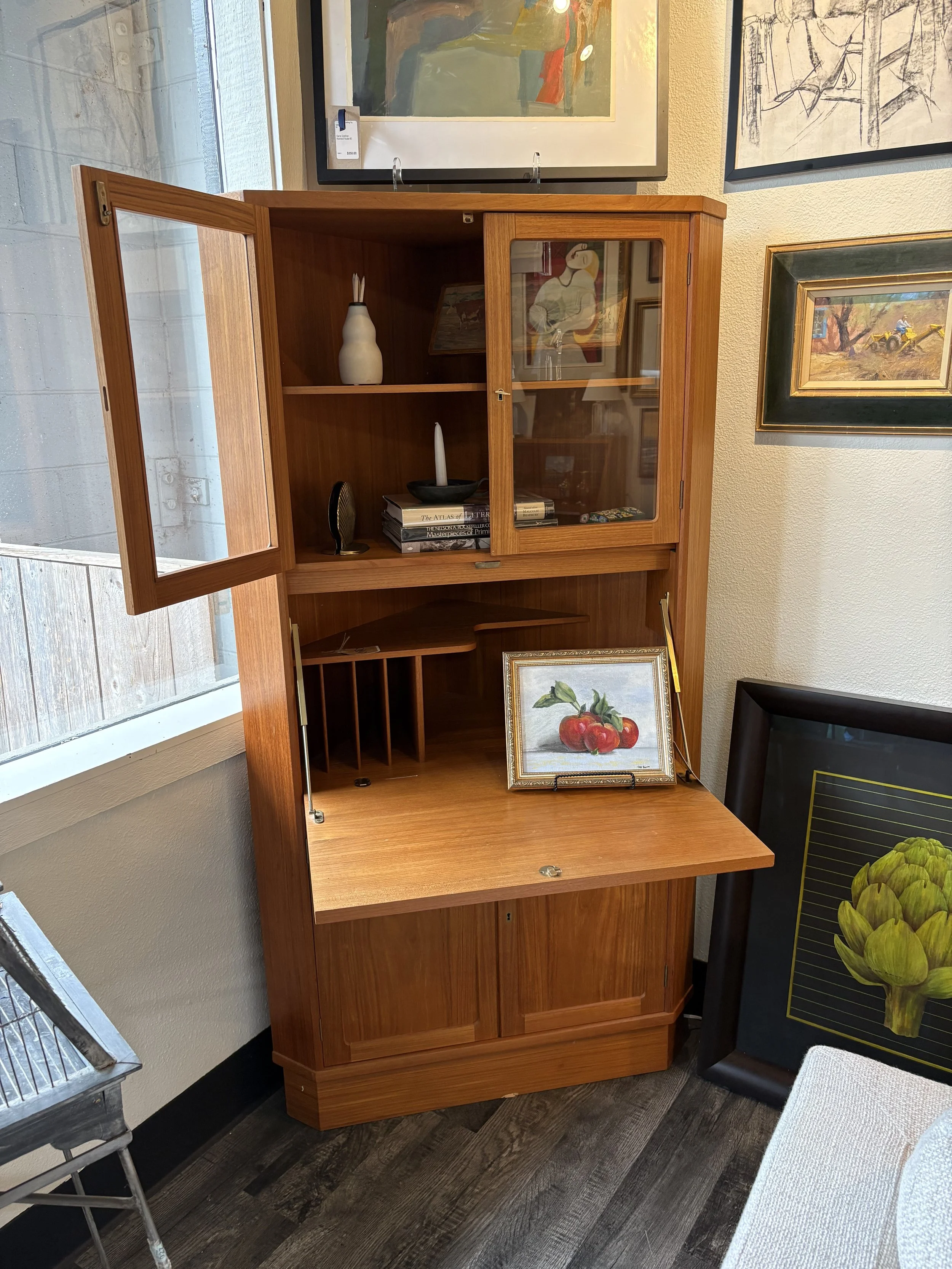 MCM Corner Cabinet Desk - $975