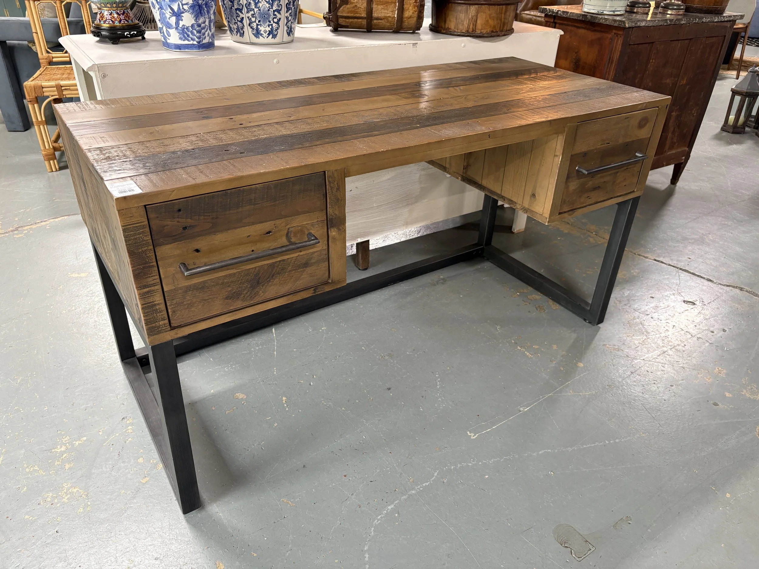 Pottery Barn Dearborn Reclaimed Wood Desk - $650