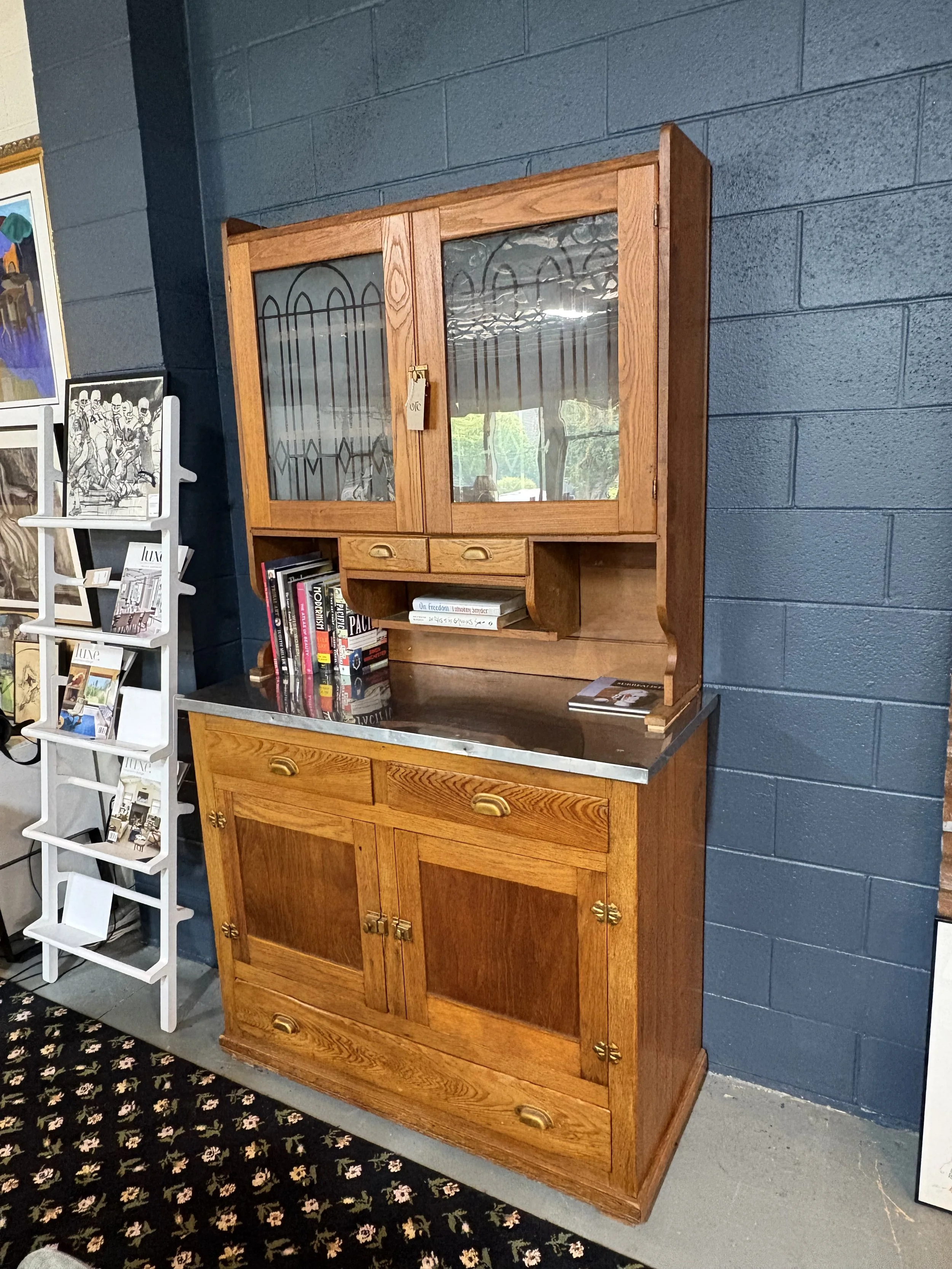Antique Wood Hutch - $1,200