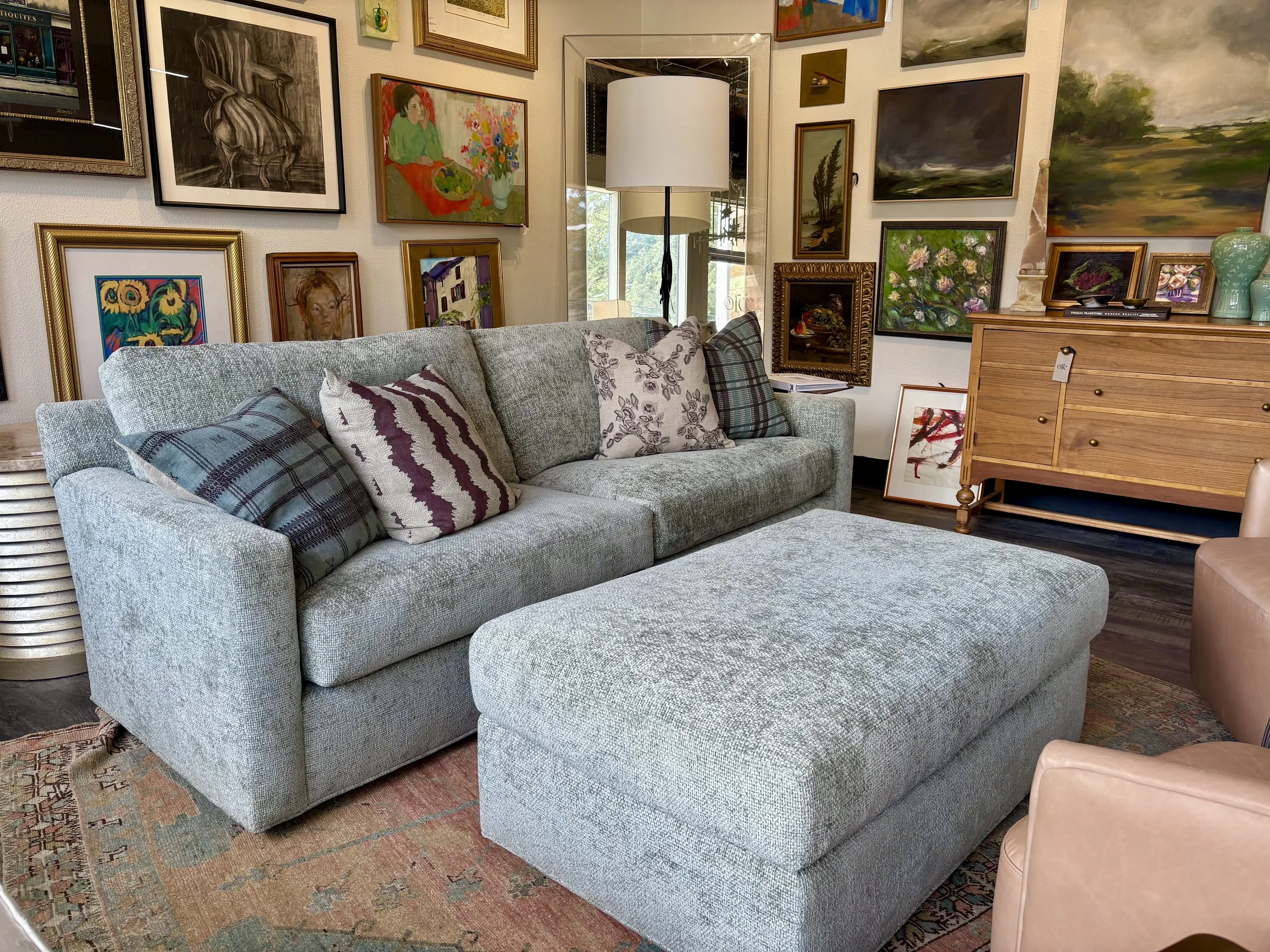 Brand New Century Sofa + Ottoman - $7,000
(Retails @ $12,451)