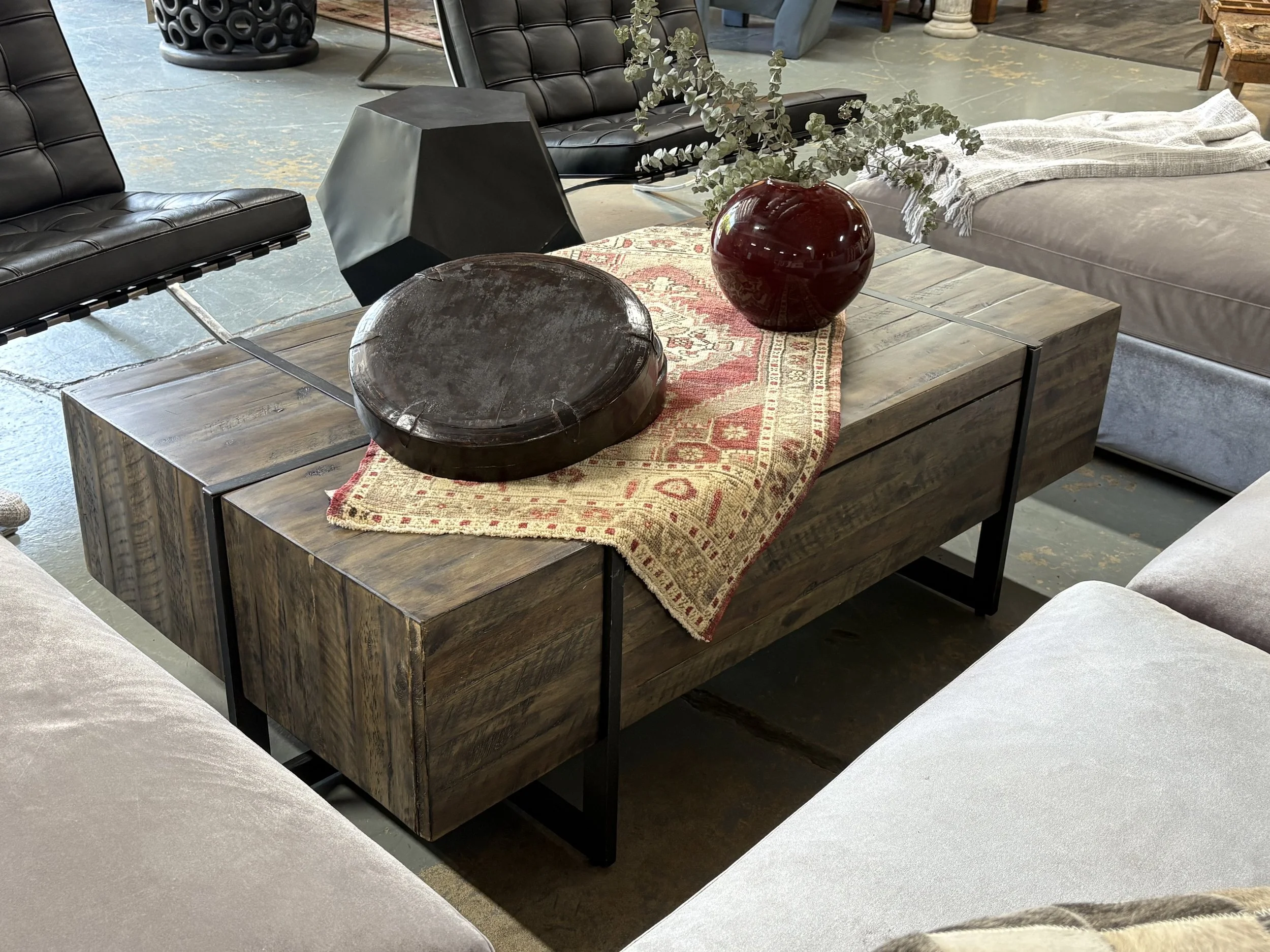 Reclaimed Wood Coffee Table - $350