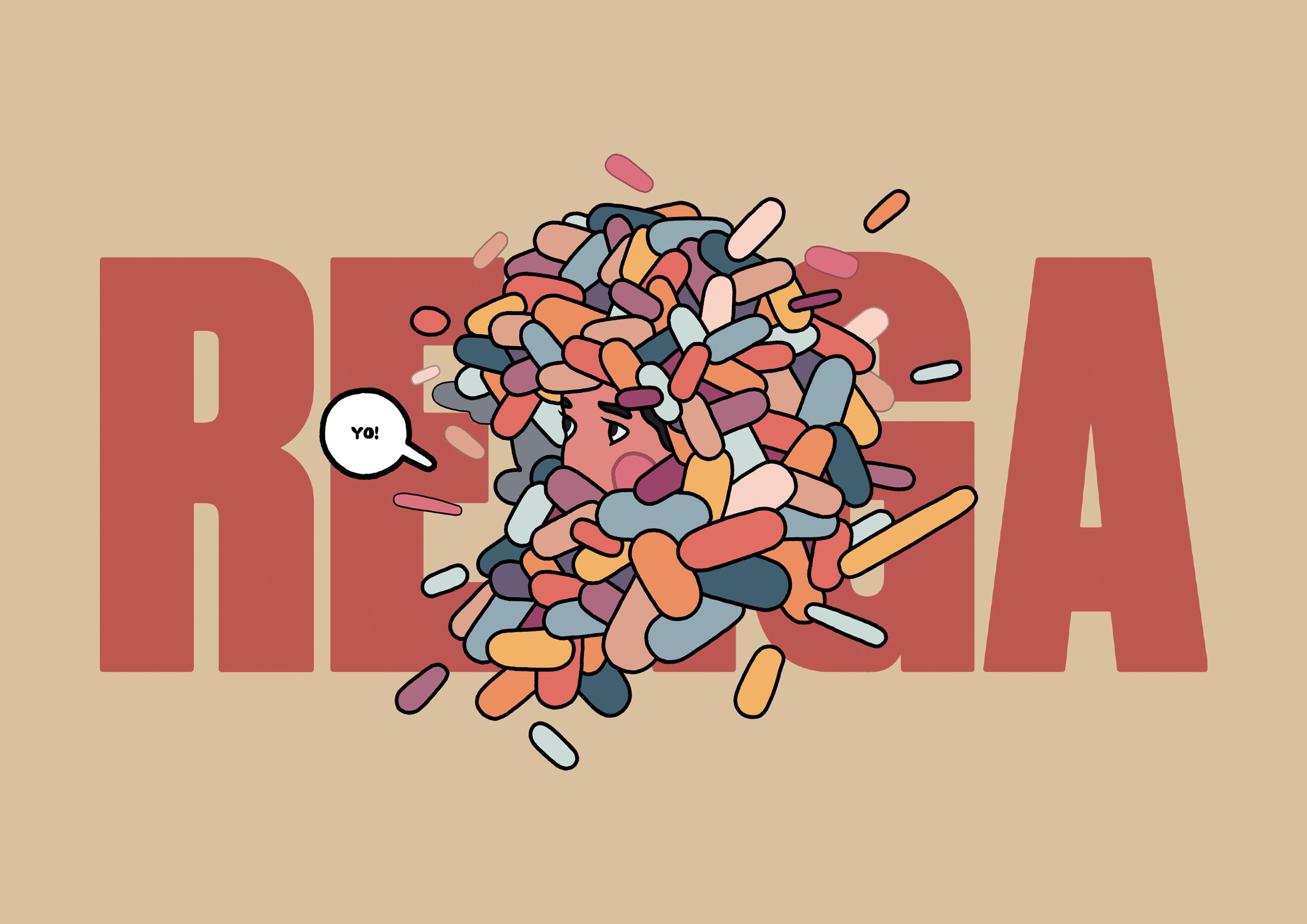 RENGA Yo! Book Bag (Sand)