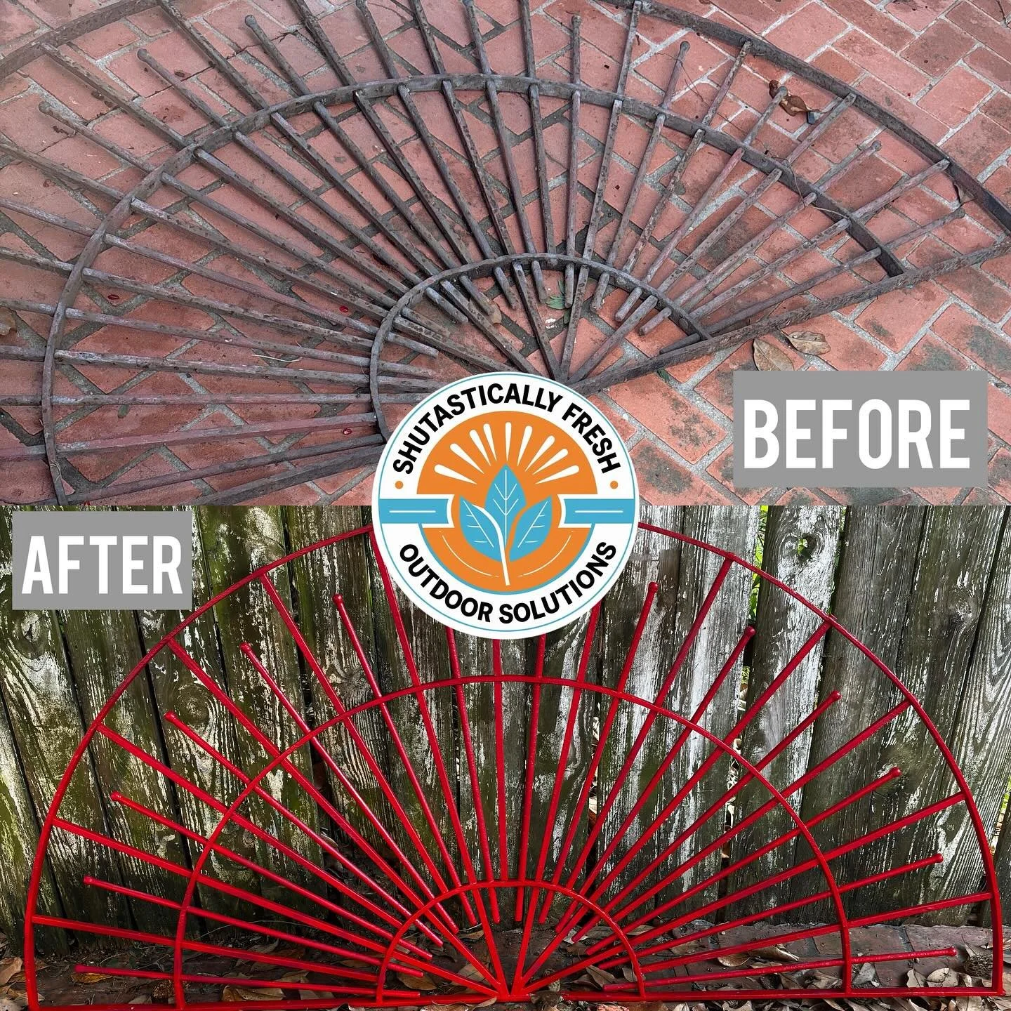 Outdoor decor restoration. #nofilter