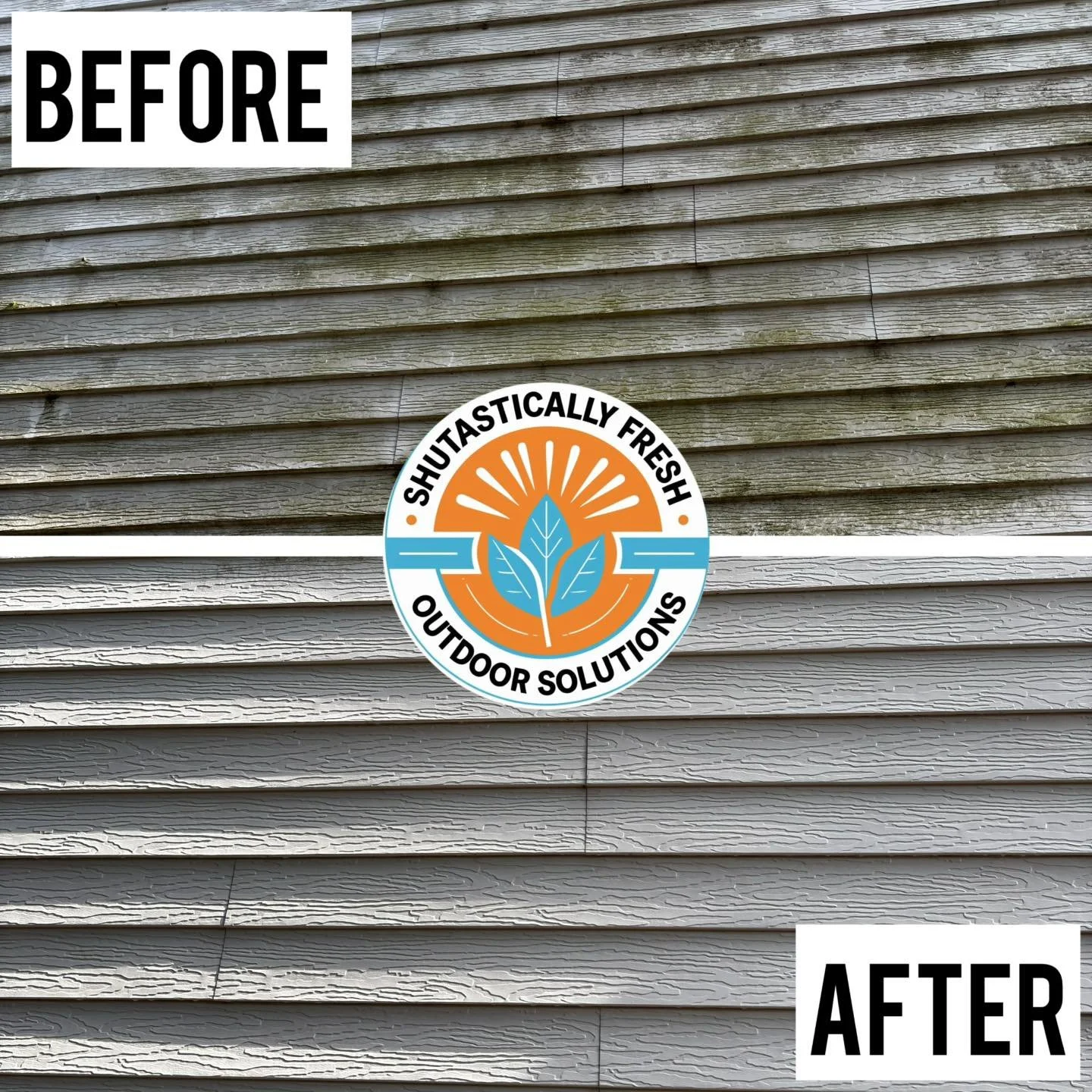 ✨ Soft Wash Magic in Action! ✨
No pressure washer damage&mdash;just a gentle, professional clean that restores your home&rsquo;s original beauty. 🌤️
Our eco-friendly soft-washing solution removes mold, algae, and grime, leaving your siding looking s