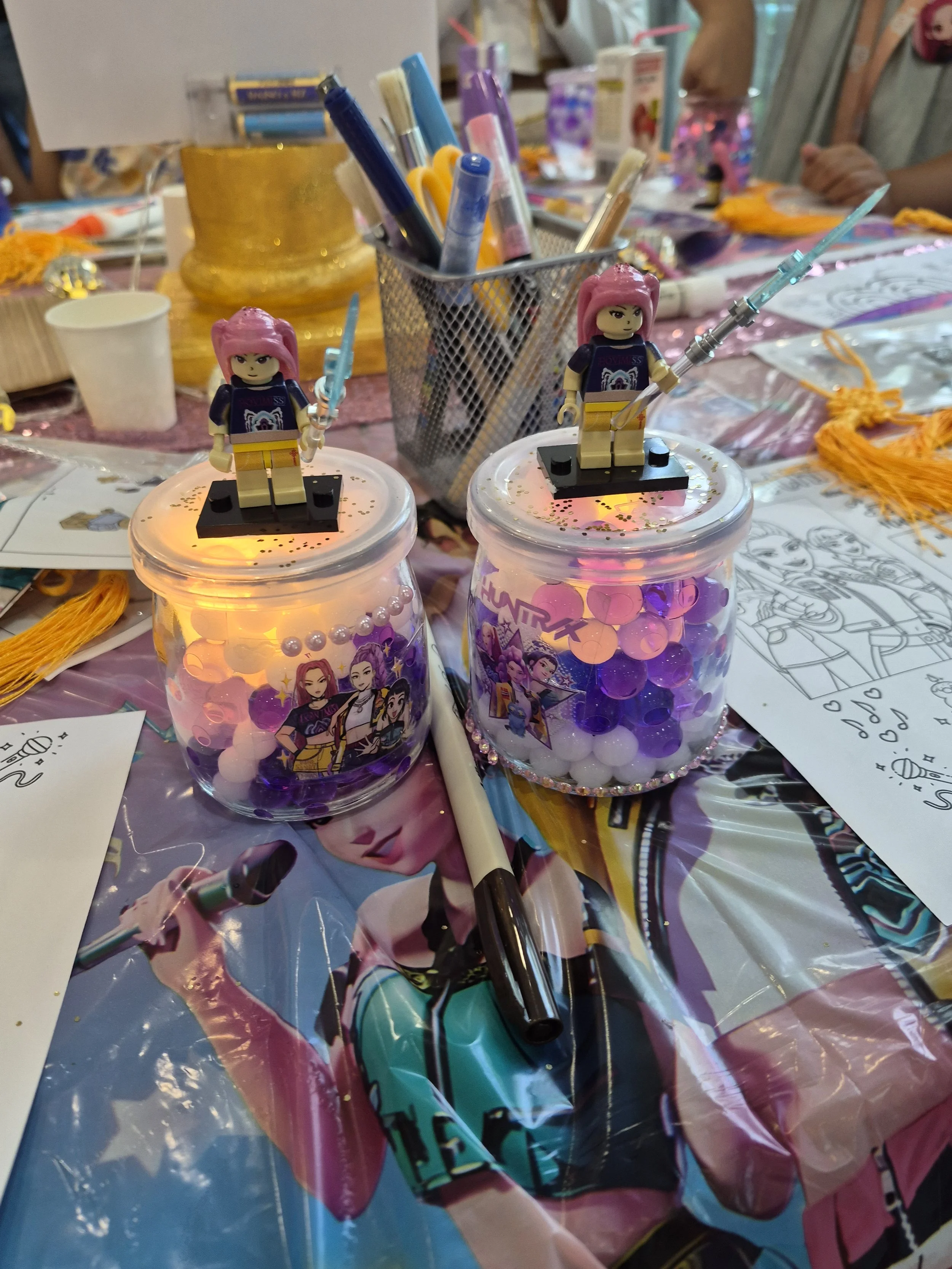 Kpop Demon Hunter theme party activity