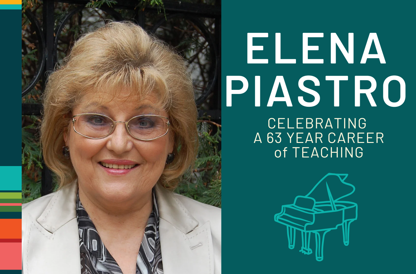 ELENA PIASTRO: Retirement Recital + Reception 